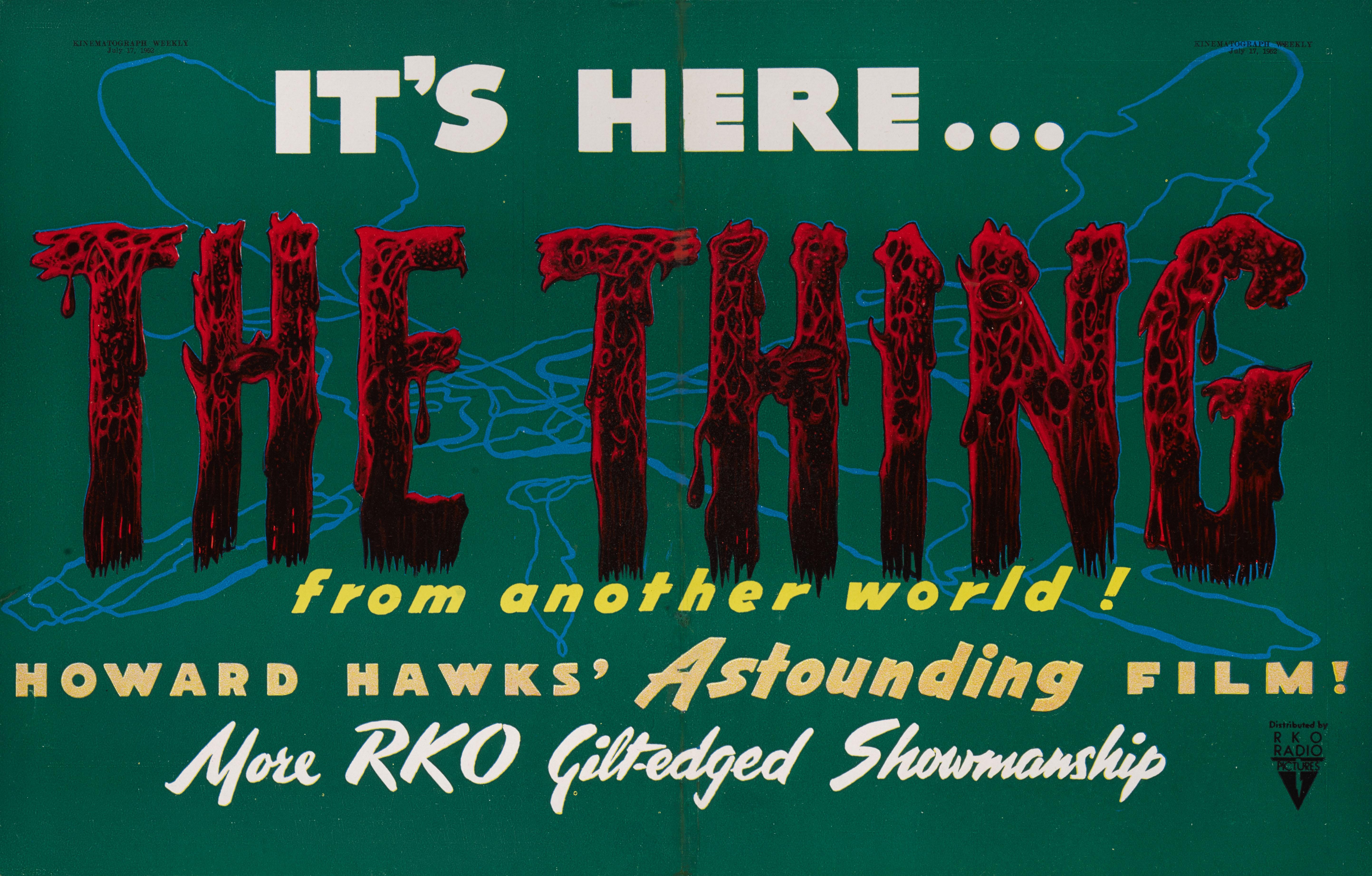The Thing from Another World In Excellent Condition In London, GB