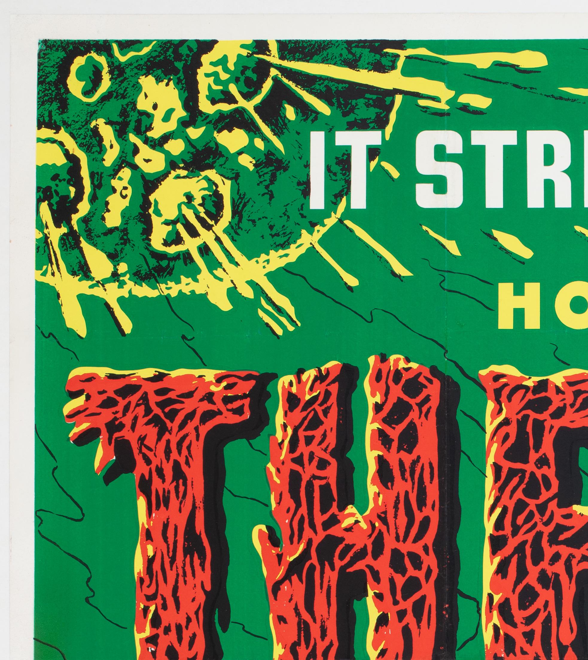 British THE THING FROM ANOTHER WORLD R1960S  UK Quad Film Poster For Sale