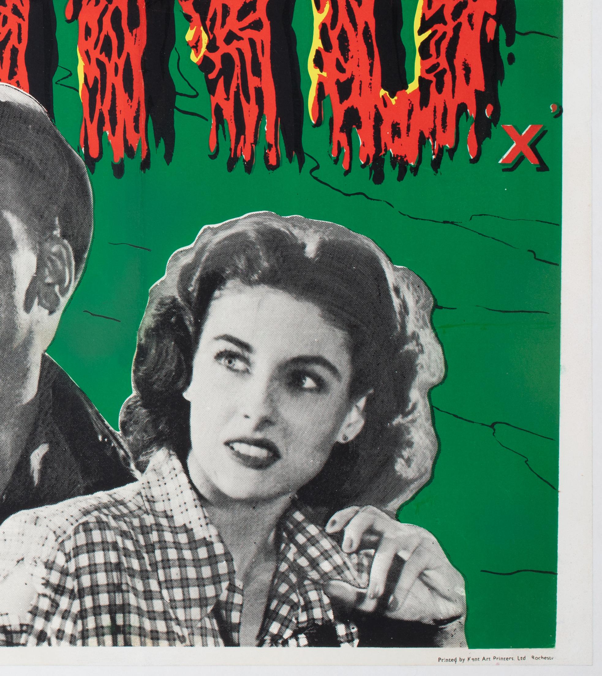 THE THING FROM ANOTHER WORLD R1960S  UK Quad Film Poster For Sale 2