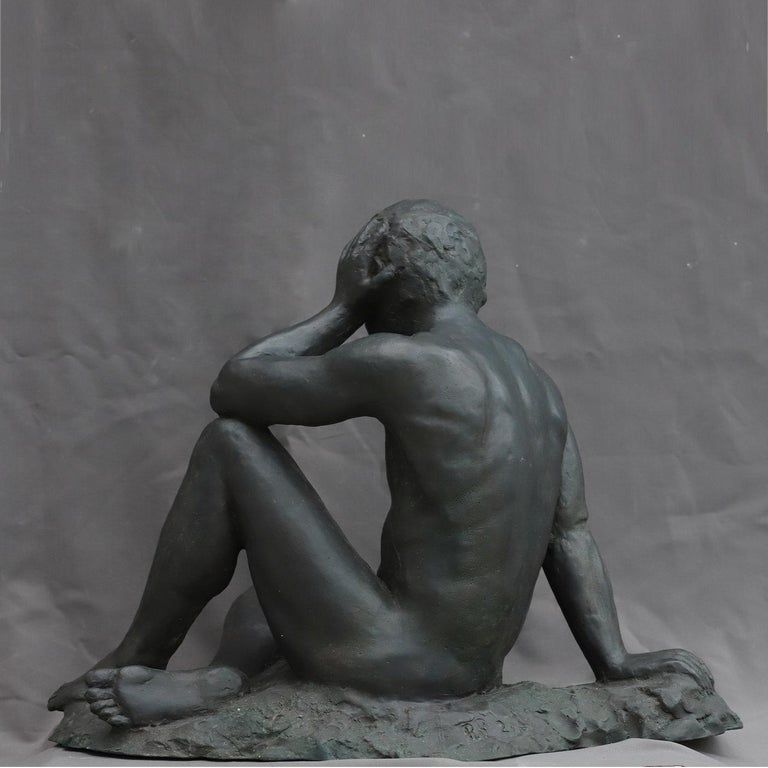 The Thinker Sculpture In New Condition For Sale In Milan, IT