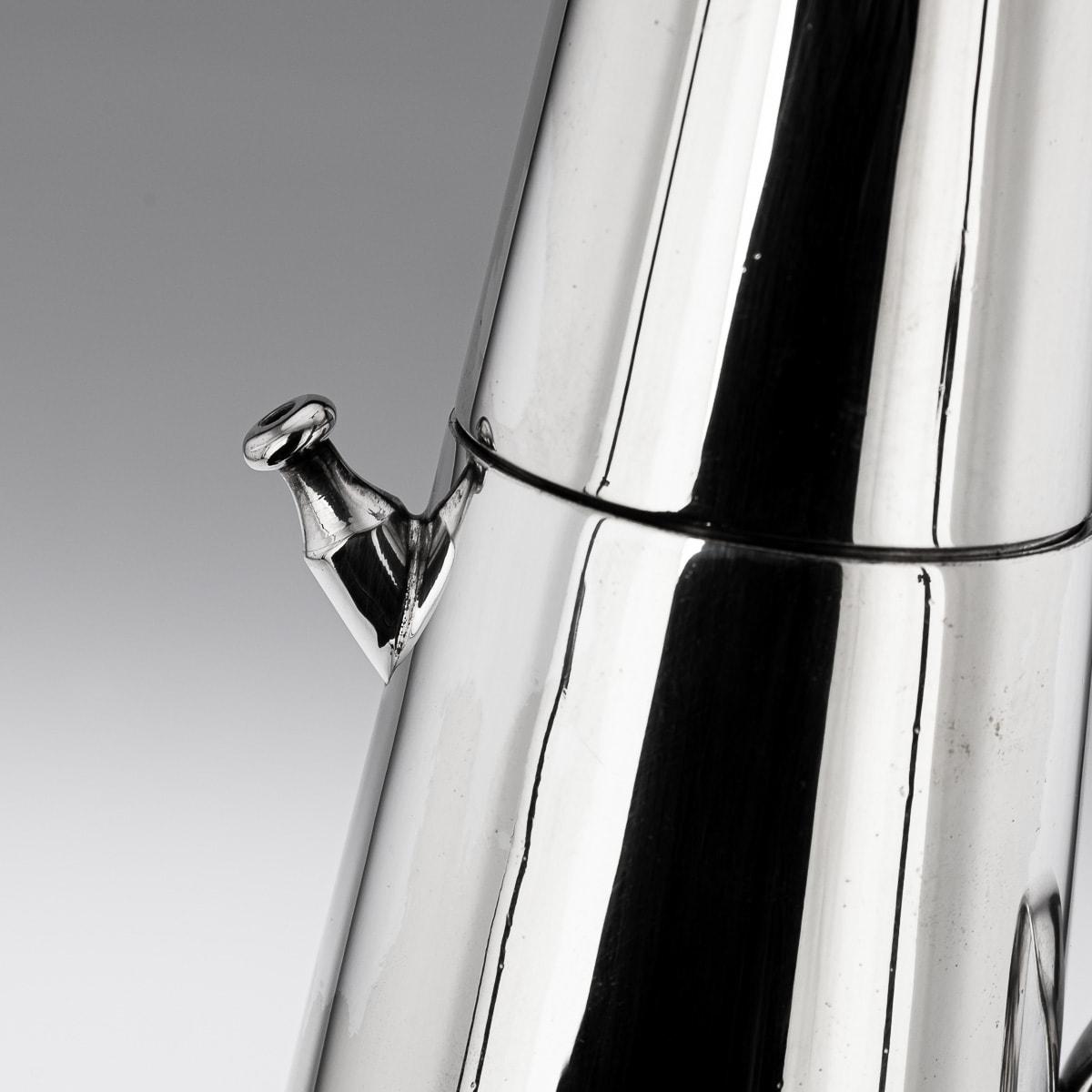 ' The Thirst Extinguisher ' Silver Plated Cocktail Shaker, Asprey & Co, c.1930 7