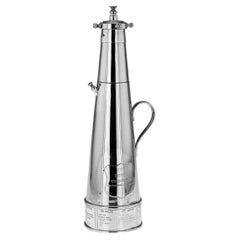 Shaker à cocktail « The Thirst Extinguisher » en métal argenté, Asprey & Co, vers 1930