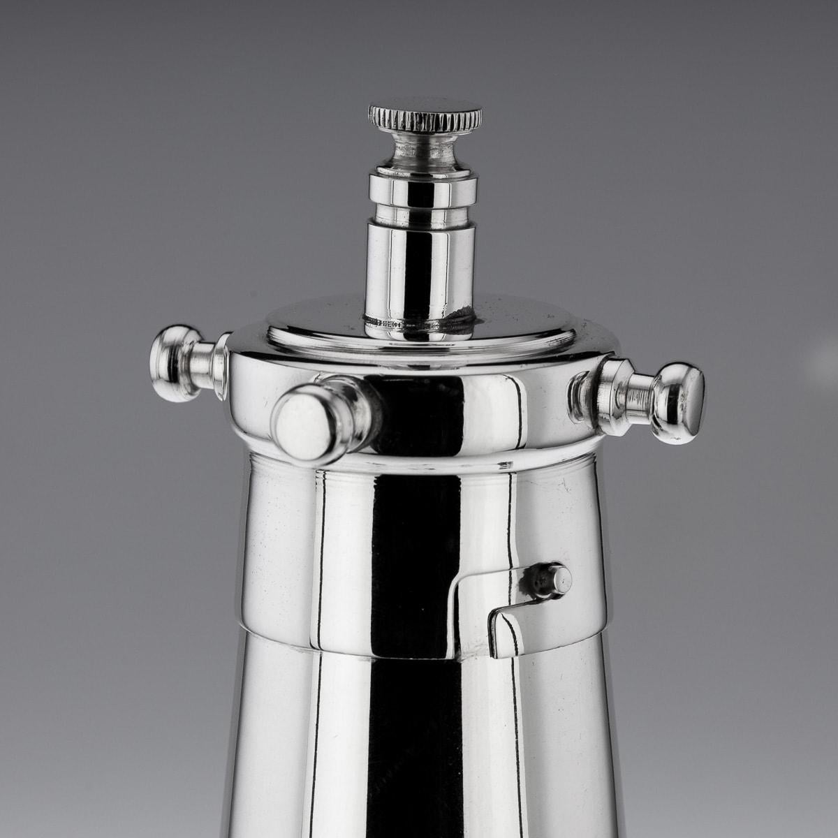 'The Thirst Extinguisher' Silver Plated Cocktail Shaker, Mappin & Webb, c.1930 7