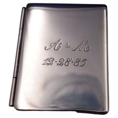 Thomae Co Sterling Silver Picture Frame Folded Holds Two Photos