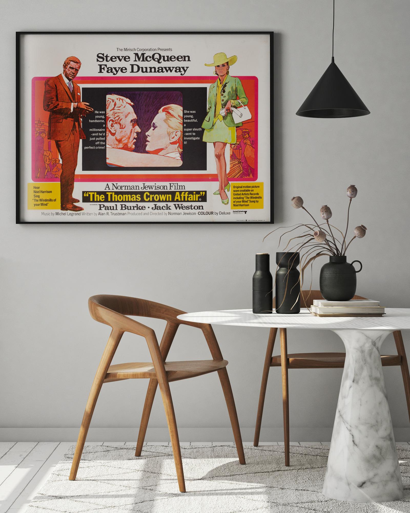 The Thomas Crown Affair 1968 UK Quad Film Movie Poster, Putzu

Das sehr seltene britische Plakat für Steve McQueens und Faye Dunaways Klassiker The Thomas Crown Affair. Fabelhaftes Kunstwerk von Putzu.

Dieses originale Vintage-Filmplakat wurde