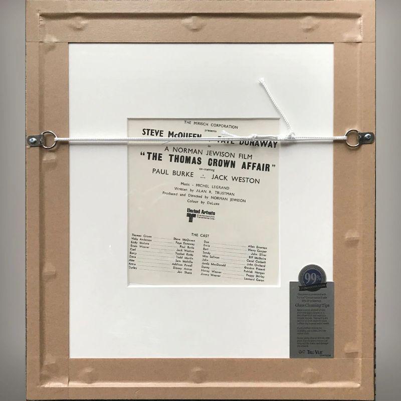 The Thomas Crown Affair, Framed Poster, 1968

Original Production Still (8 X 10 Inches). Original 1968 Production Still for The Thomas Crown Affair

Framed with anti-uv glass with snipe on the back.

Year: 1968
Nationality: United