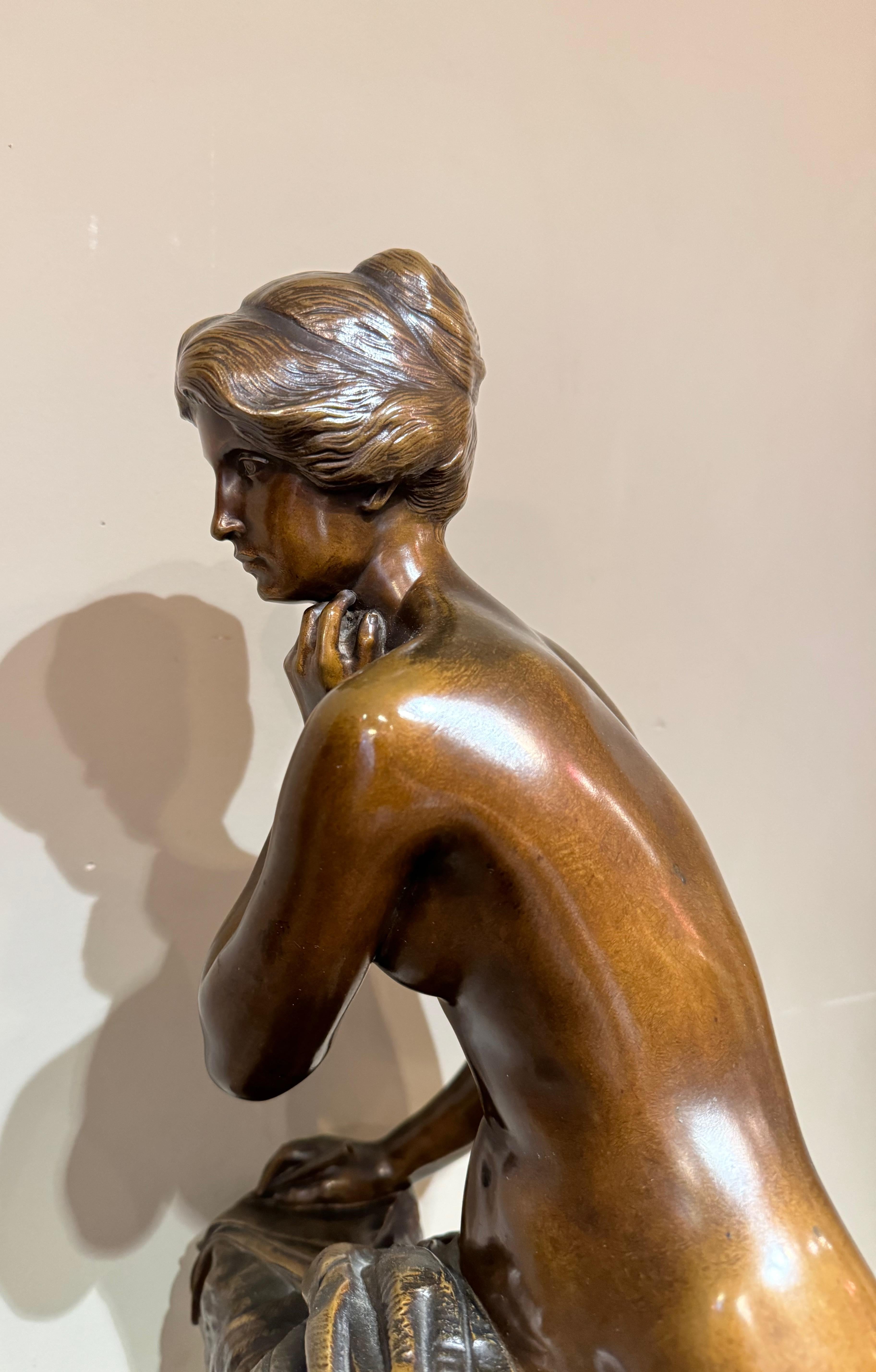 Il pensiero, Henri-Léon Léon circa 1890 in vendita 2