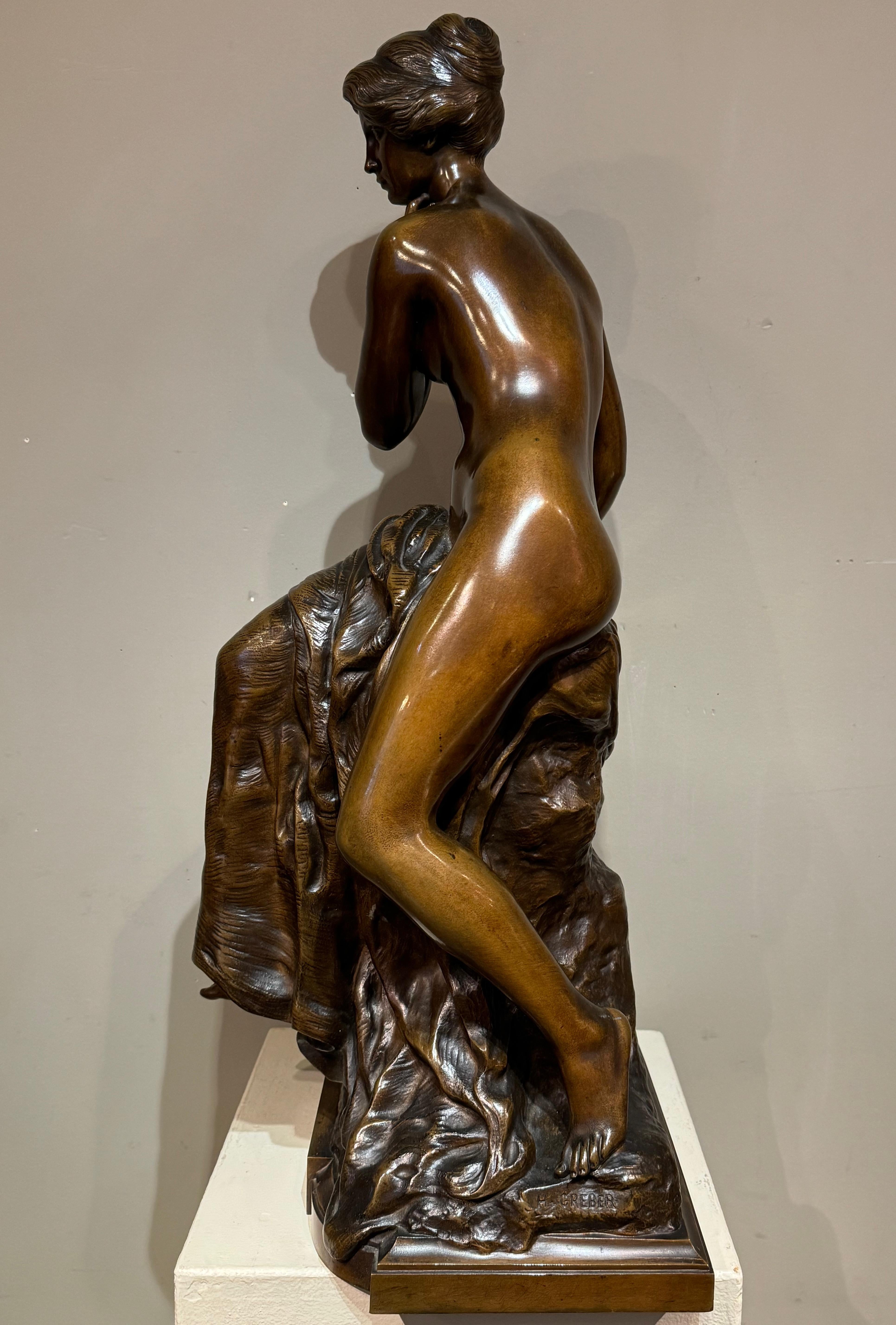 Il pensiero, Henri-Léon Léon circa 1890 In condizioni buone in vendita a PARIS, FR
