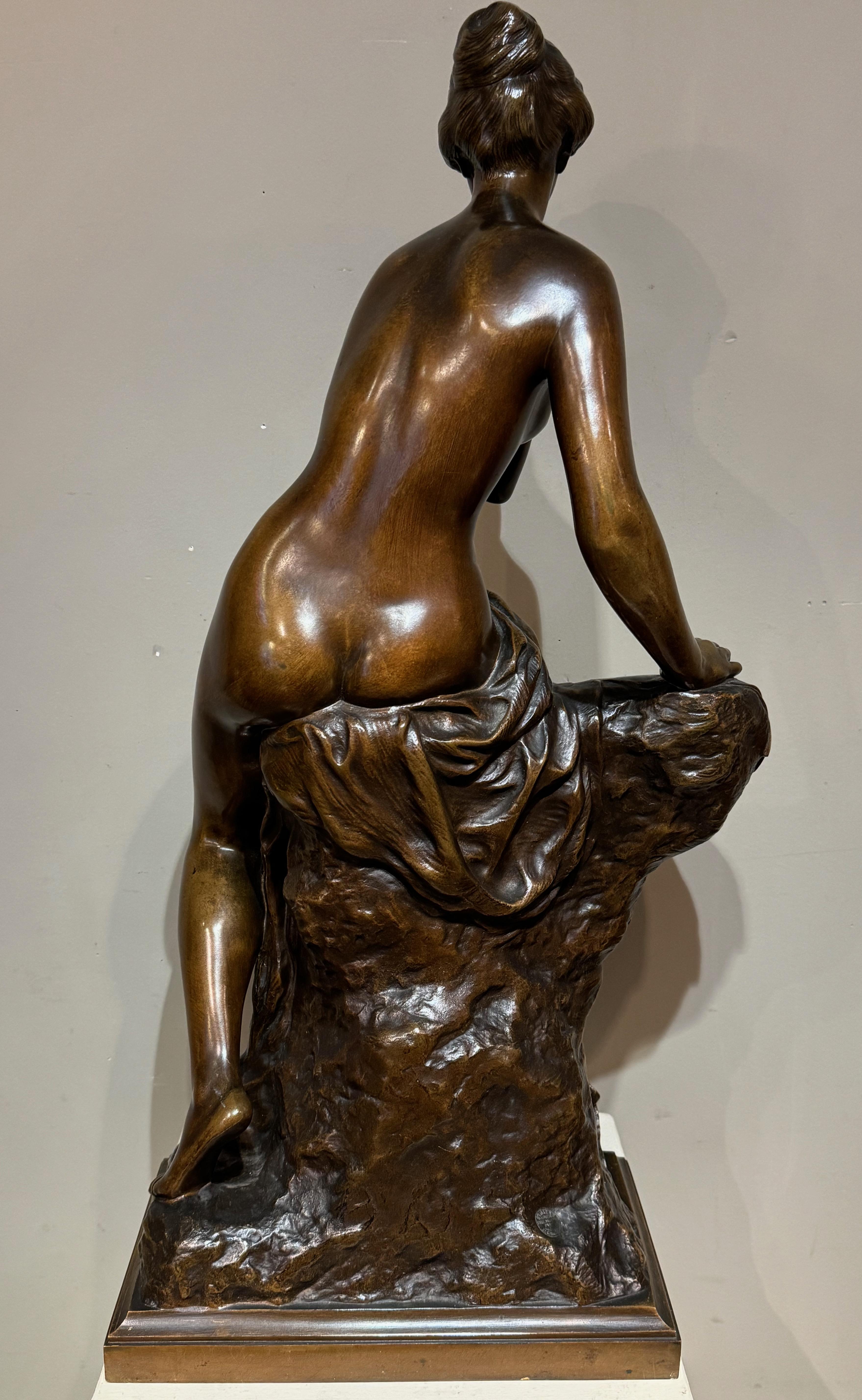 Fine XIX secolo Il pensiero, Henri-Léon Léon circa 1890 in vendita