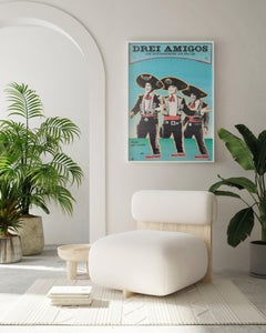 The Three Amigos 1990 East German Film Poster, Finger