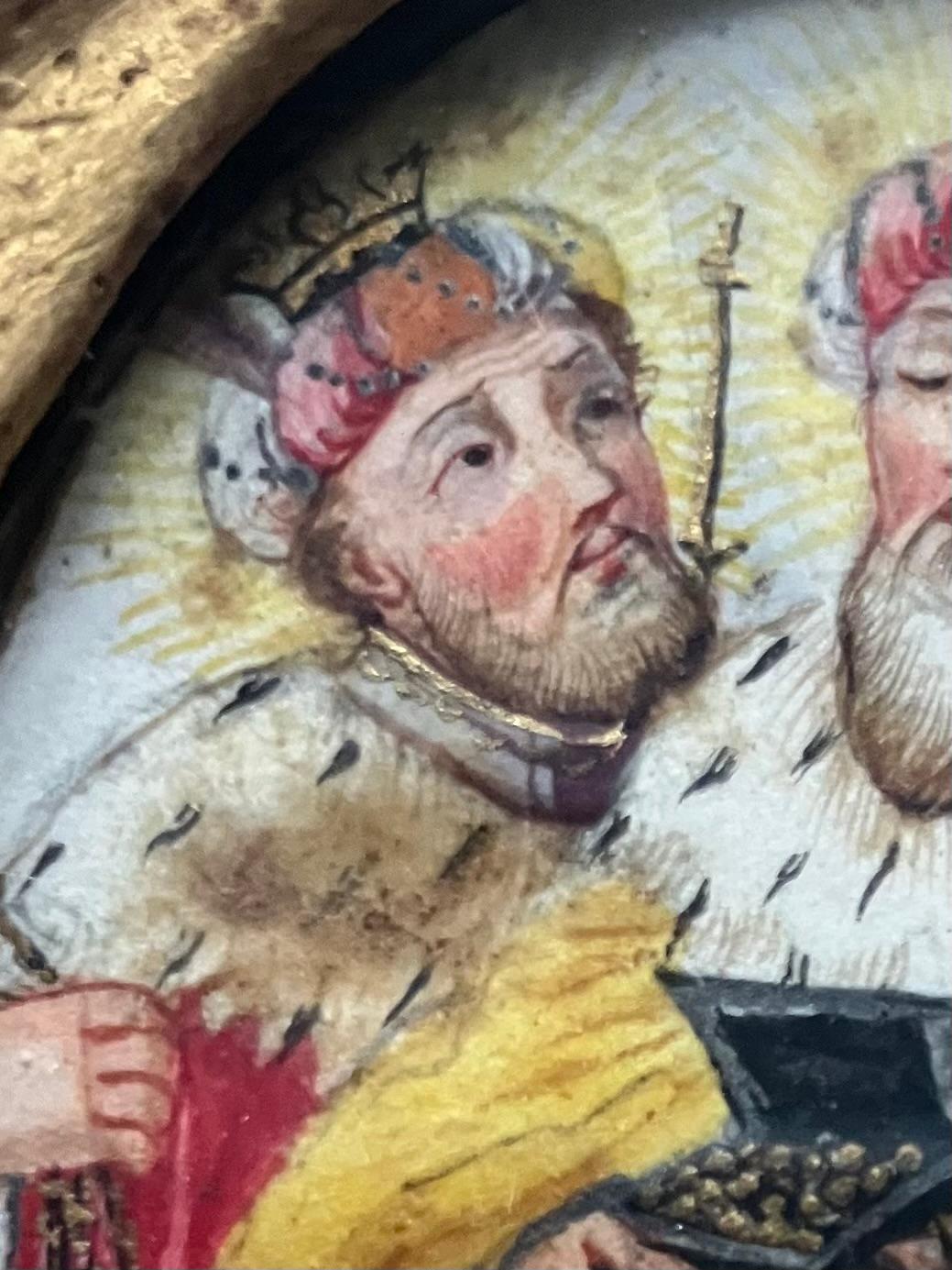 Pittura in miniatura dei Re Magi In condizioni buone in vendita a New York, NY