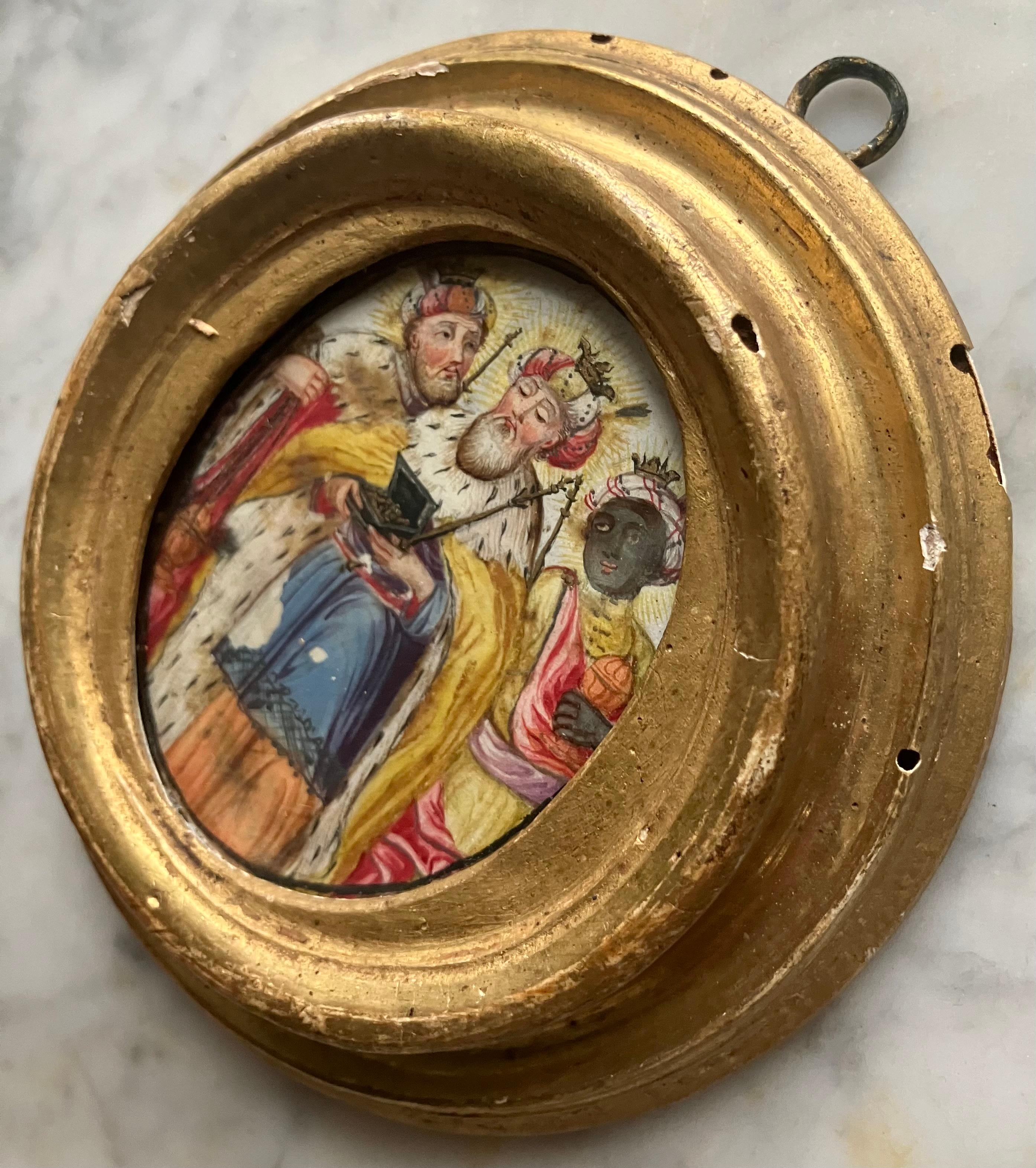 Pittura in miniatura dei Re Magi in vendita 1