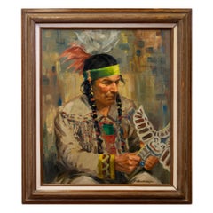"L'uccello del tuono", dipinto a olio originale di Jack Weldon Humphrey