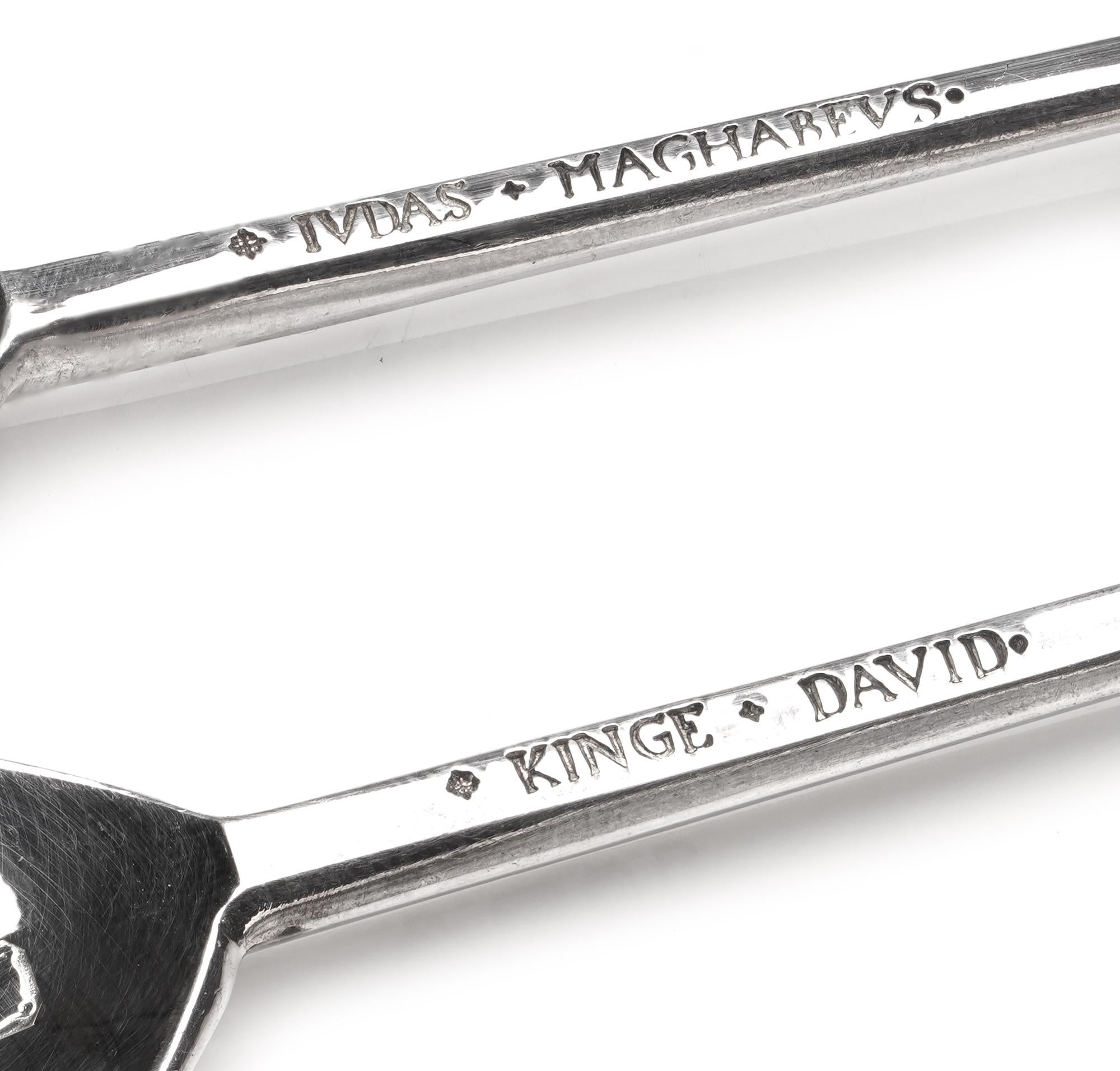 Cucharas de plata de Tichborne de la Colección Heritage en venta 8