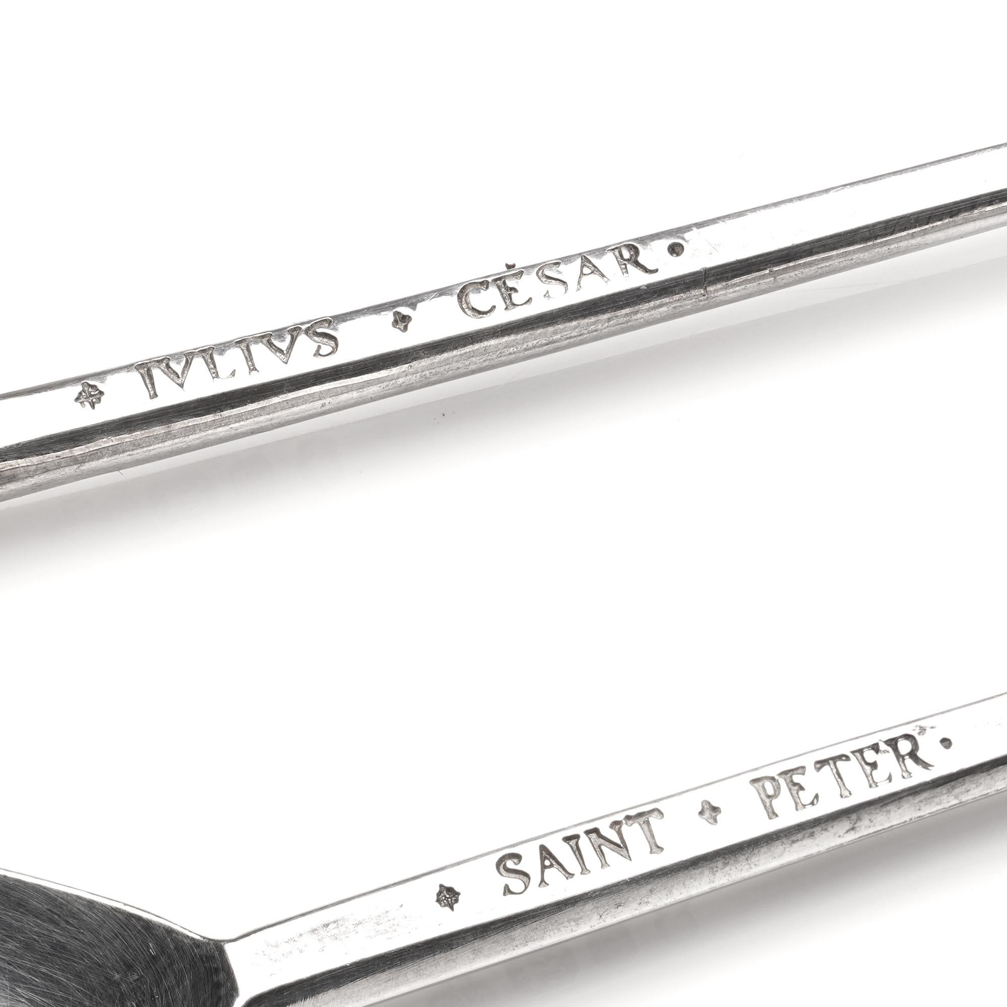 Cucharas de plata de Tichborne de la Colección Heritage en venta 9