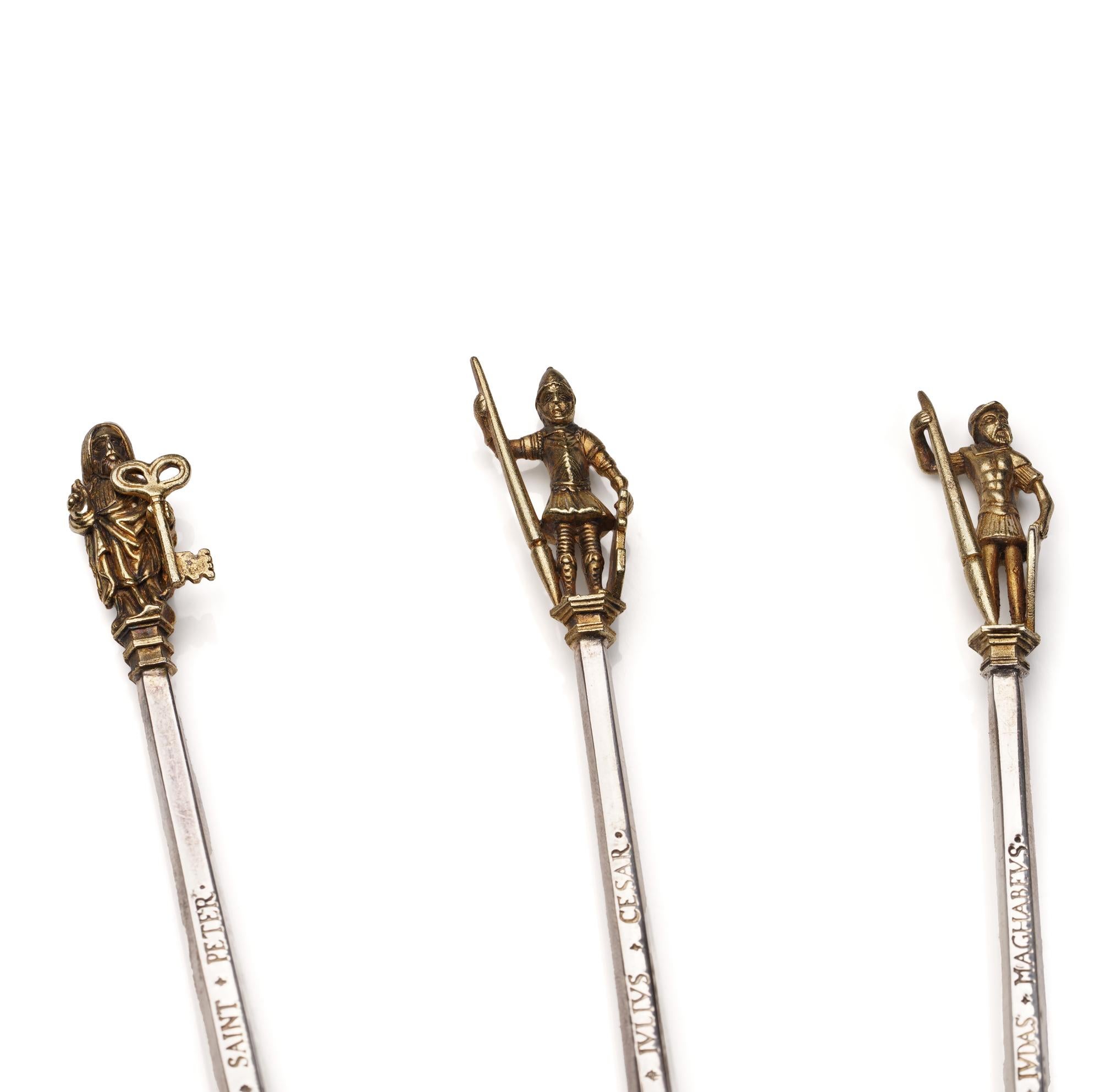 Cucharas de plata de Tichborne de la Colección Heritage finales del siglo XX en venta