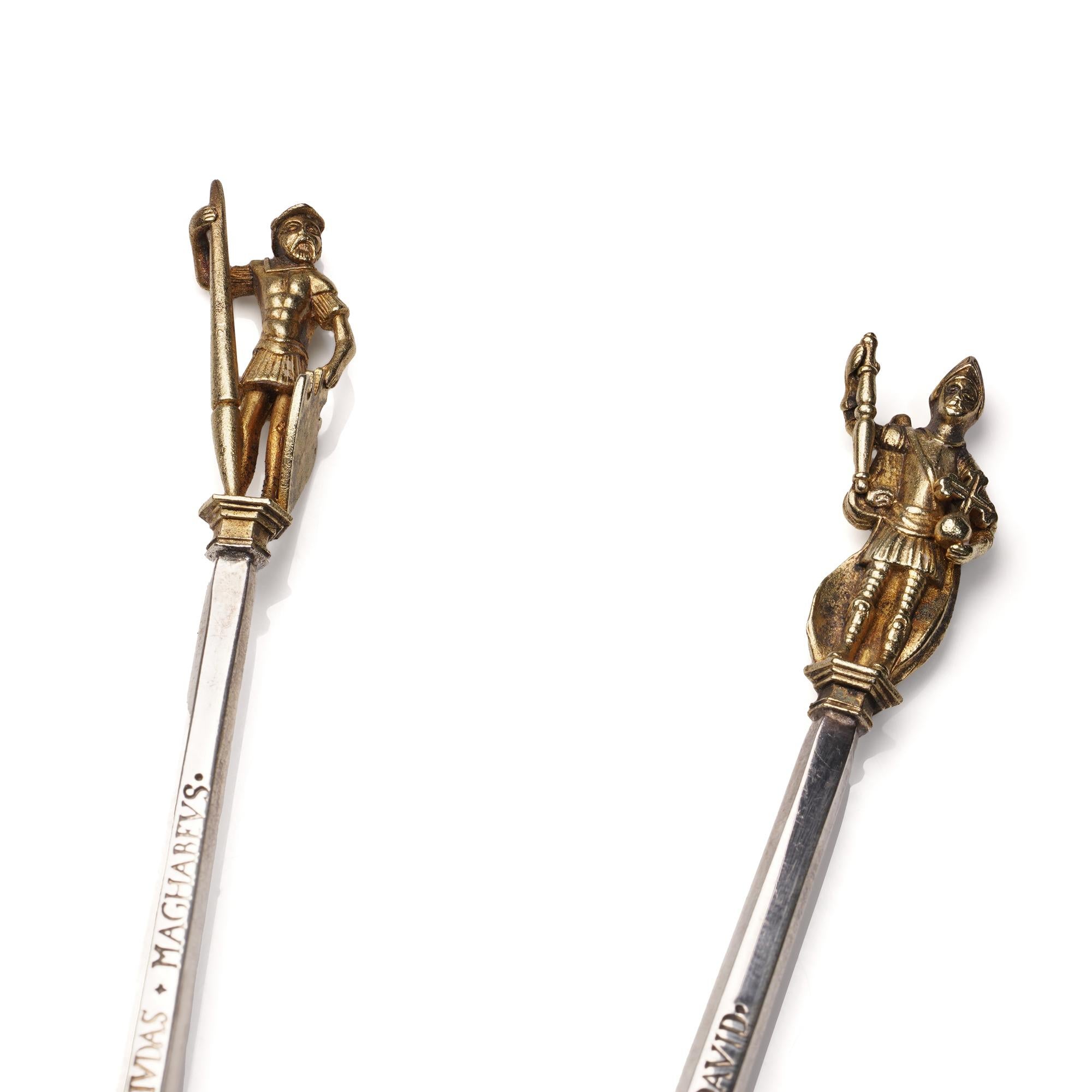 Cucharas de plata de Tichborne de la Colección Heritage Silver en venta