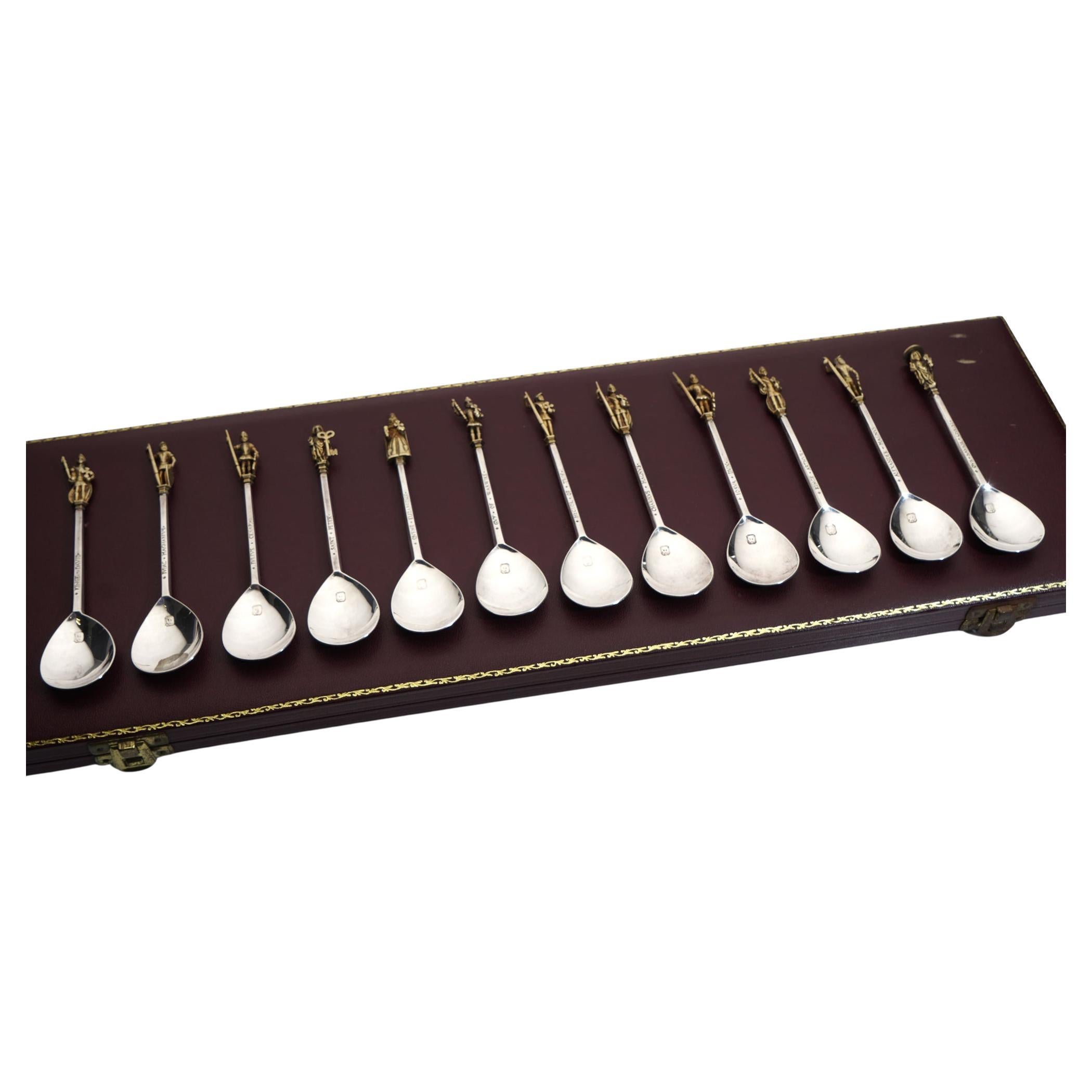 Cucharas de plata de Tichborne de la Colección Heritage en venta