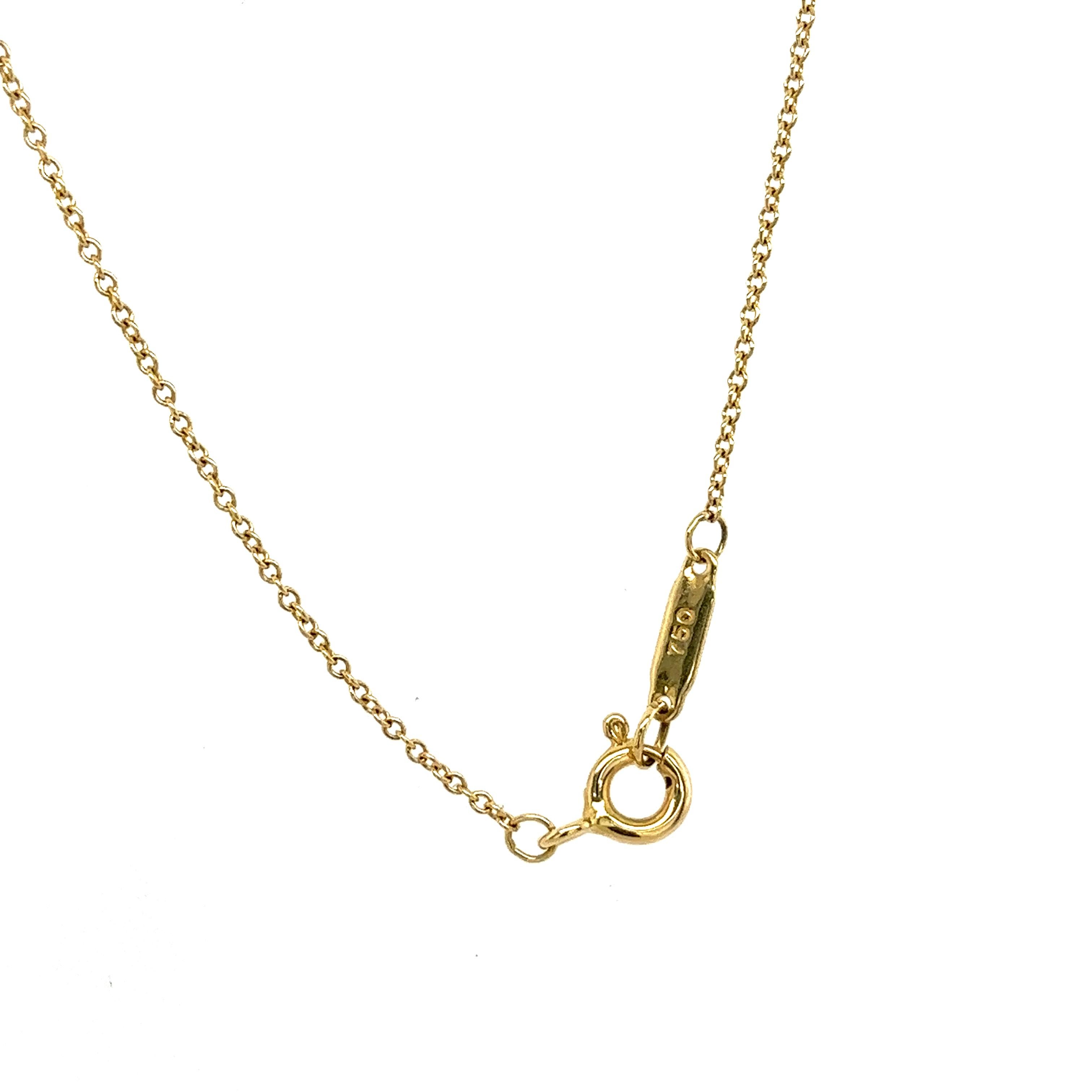 Round Cut The Tiffany & Co. Étoile Diamond Pendant, in 18ct Yellow Gold and Platinum For Sale