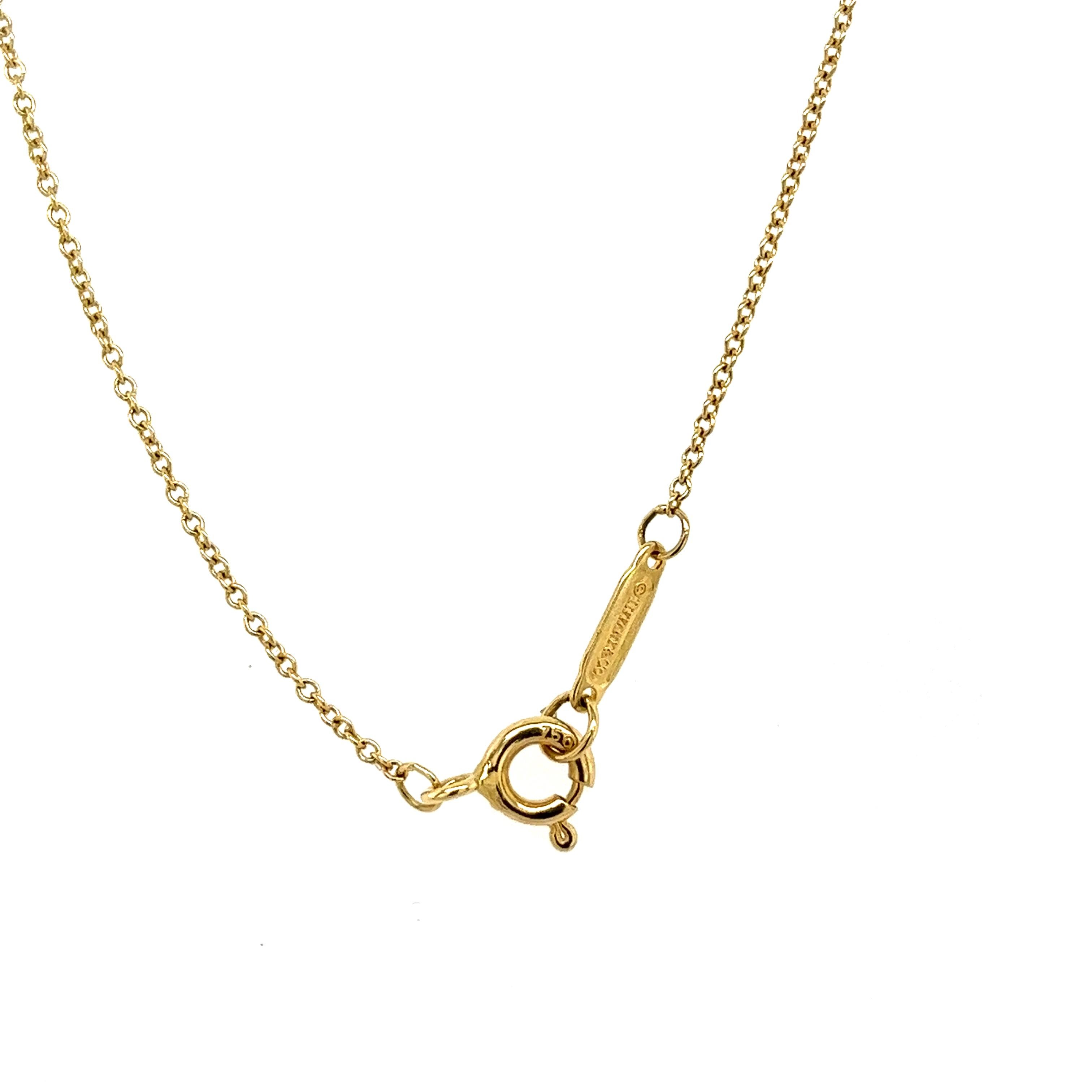 Women's or Men's The Tiffany & Co. Étoile Diamond Pendant, in 18ct Yellow Gold and Platinum For Sale