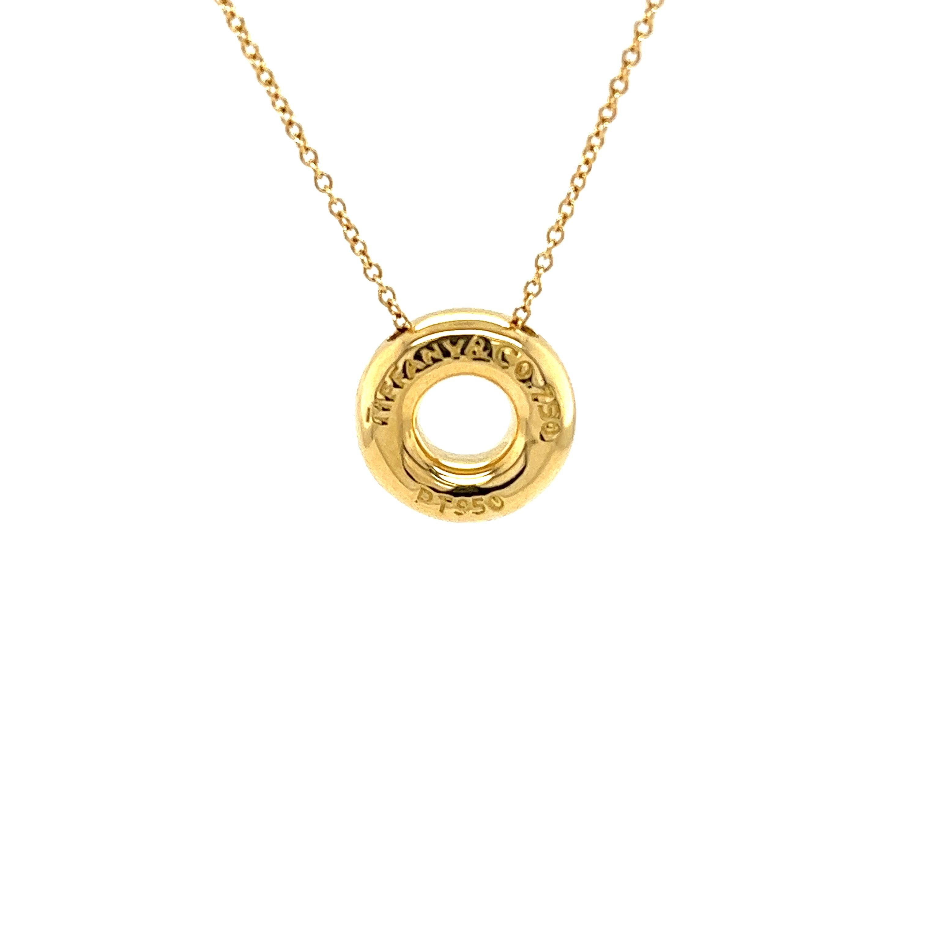 The Tiffany & Co. Étoile Diamond Pendant, in 18ct Yellow Gold and Platinum For Sale 1