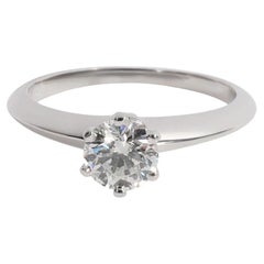 "The Tiffany Setting" Diamond Engagement Ring in Platinum 0.62 Ct
