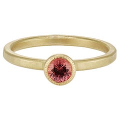 The Tigerlily Padparadsha Ethical Solitaire Ring