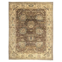 The Timeless Earthen Reverie: A Biophilic Oushak Masterpiece of Quiet Luxury