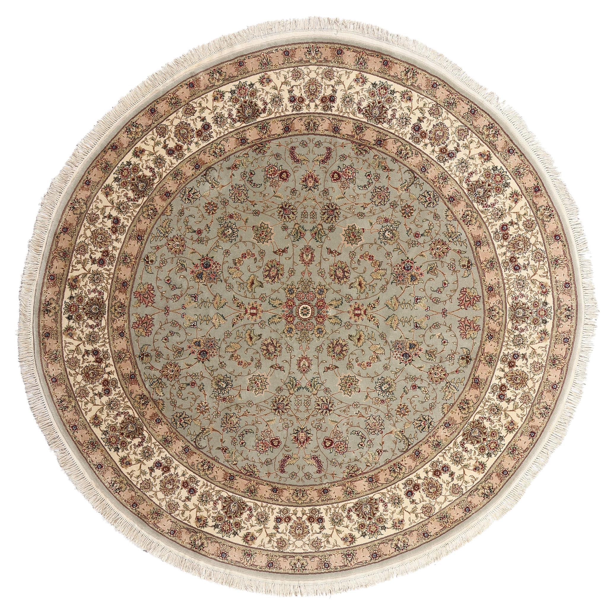 Le jardin intemporel : Un chef-d
œuvre chinois vintage de Tabriz d
une élégance impériale