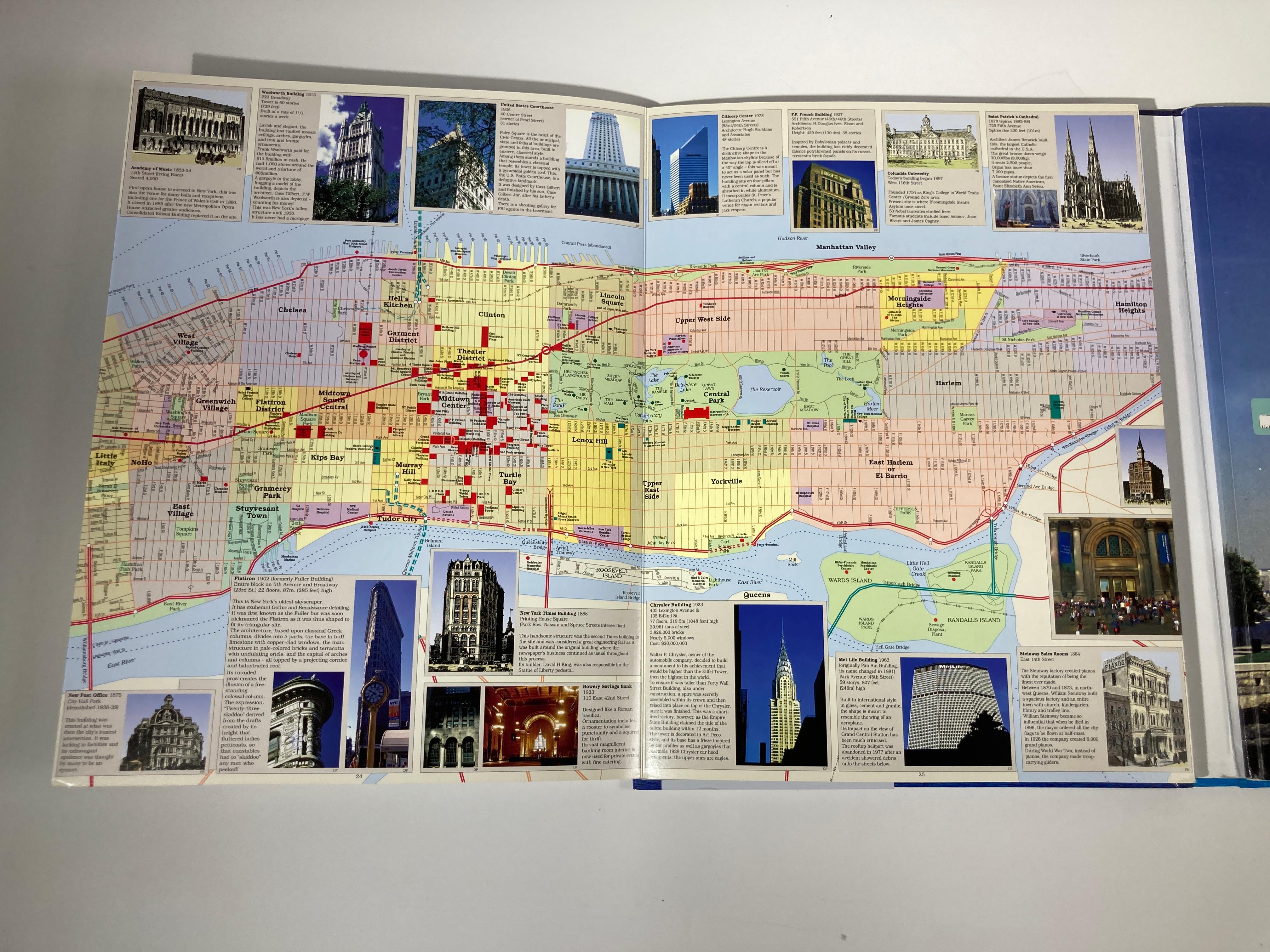 The Timeline History of New York City Book In Good Condition For Sale In North Hollywood, CA