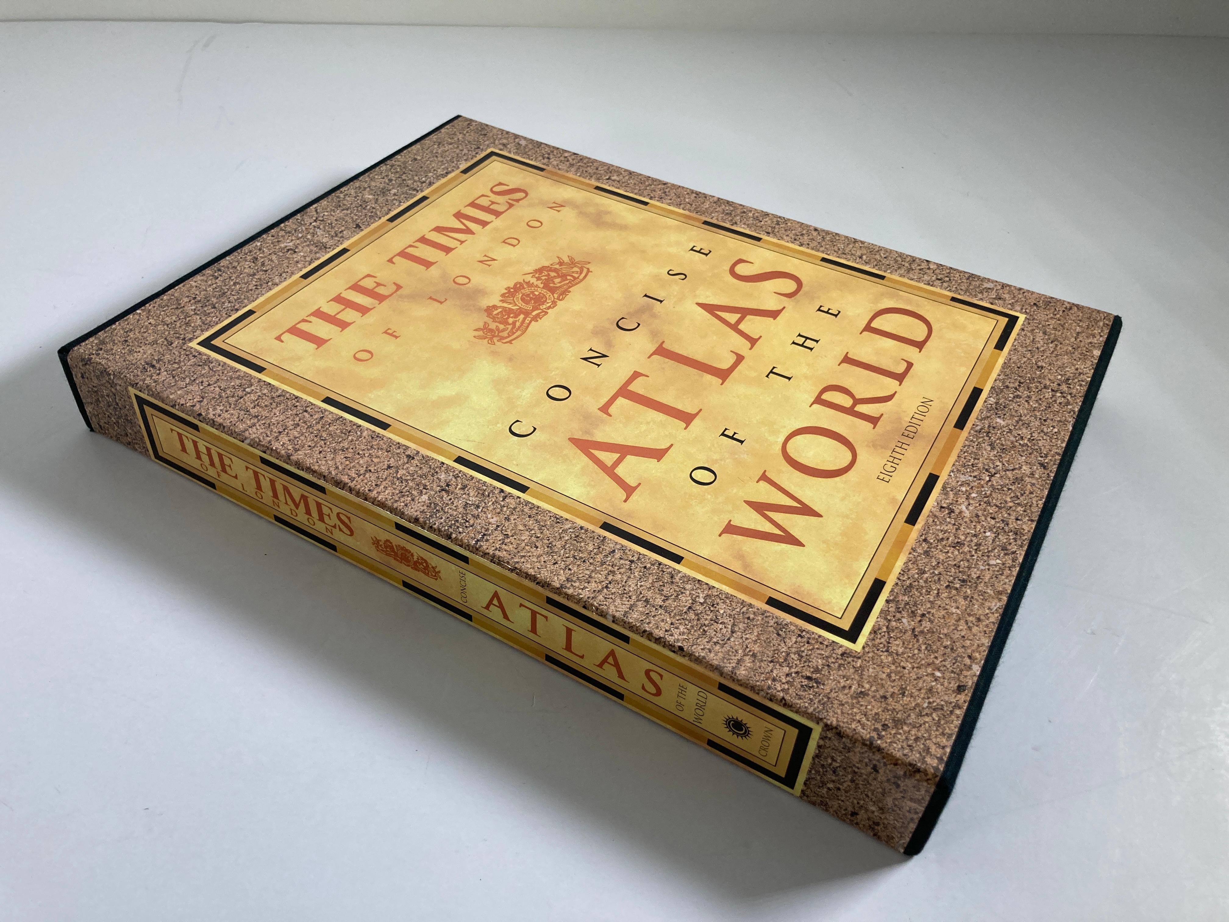 The Times of London Concise Atlas of the World.
Large oversized book in sleeve.
Eighth Edition 8th Edition
by London Times (Author)
The Times of London Atlas of the World has long been famous for its authority and for setting the standard in