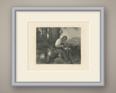 The Tinker after Alphonse Legros, Antique Goupil Photogravure, circa 1880