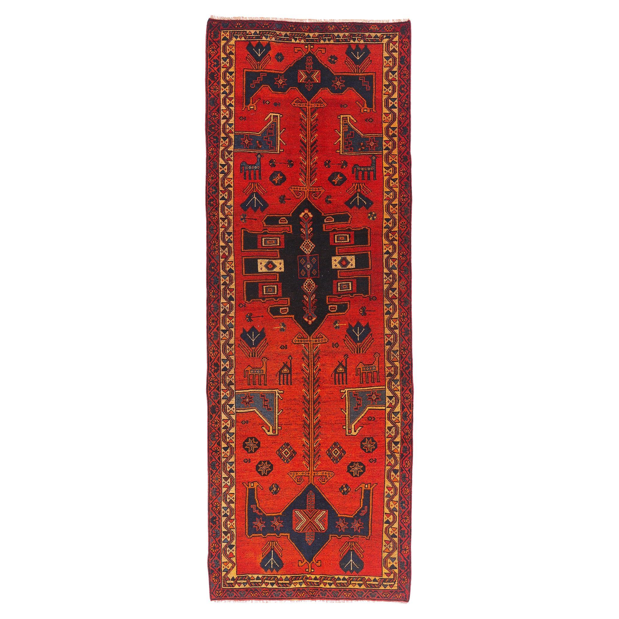 The Totemic Axis: Late 19th Century Persian Shiraz Masterpiece of Qashqai Power