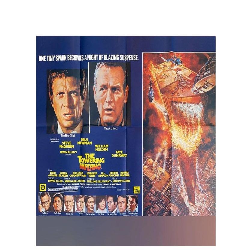 Towering Inferno, Unframed Poster, 1974 For Sale