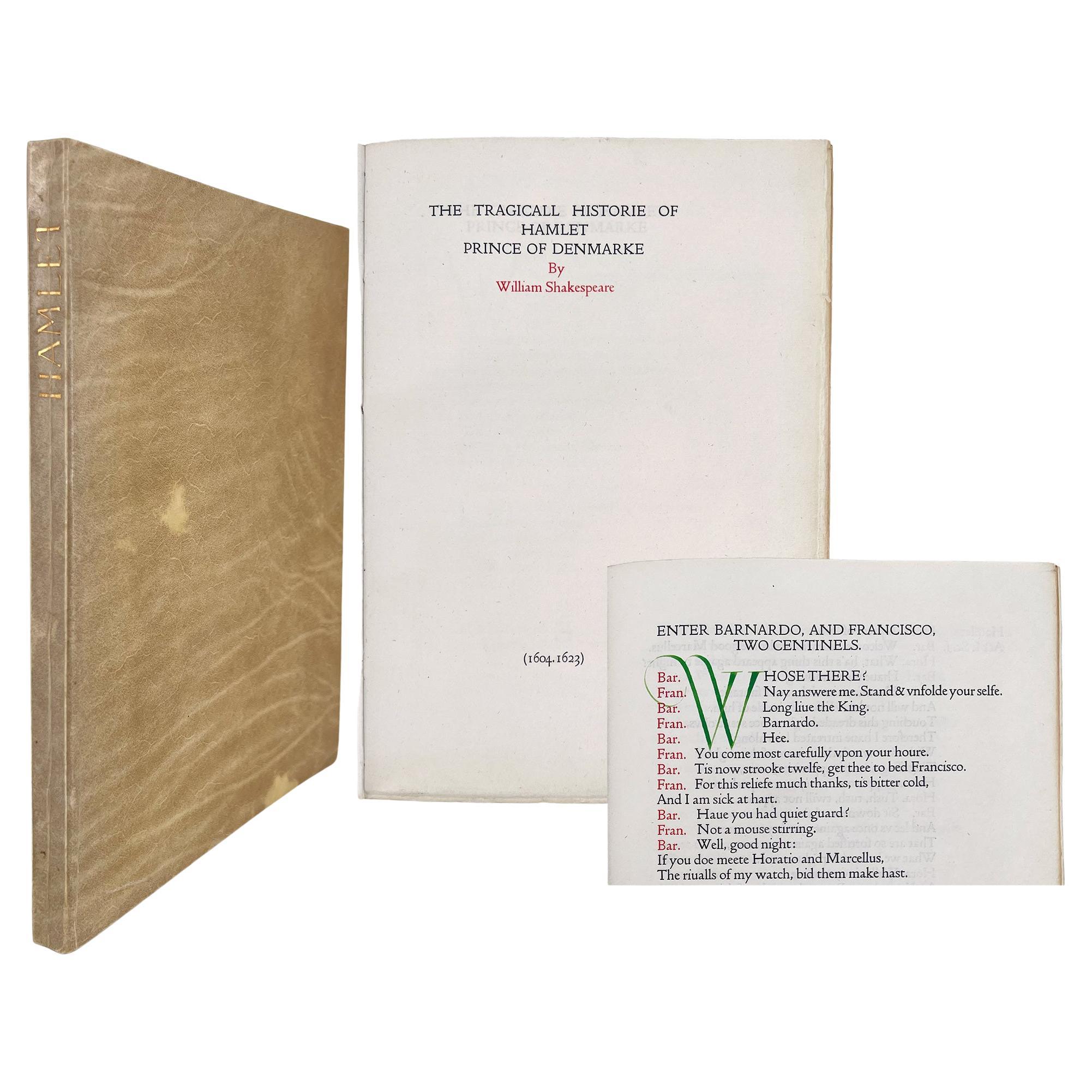 L
histoire tragique d
Hamlet, prince du Danemark / DOVES PRESS en vente