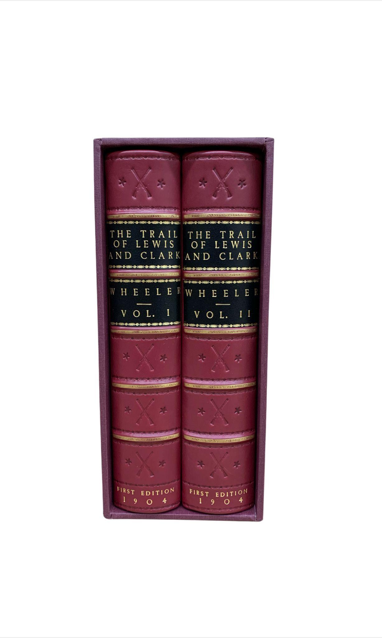 North American The Trail of Lewis and Clark by Olin Wheeler, First Edition, 2-Volumes, 1904 
