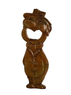 Ouvre-bouteille vintage The Tramp en métal Breweriana, moderne du milieu du siècle dernier