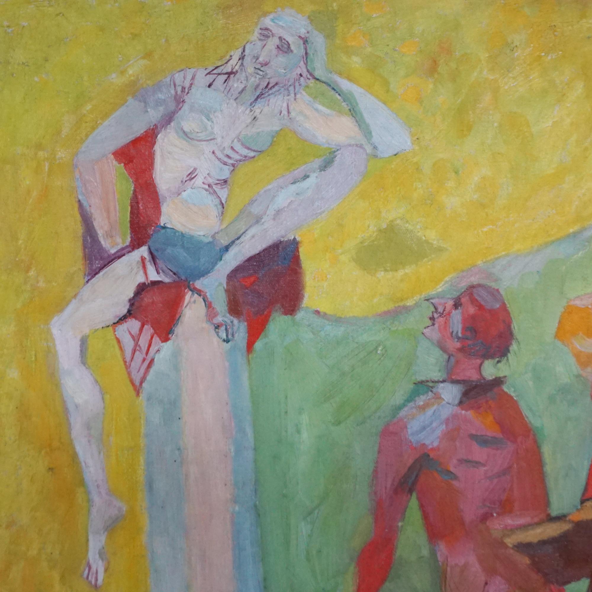 'The Travellers' von Marian Kościałkowski (1914 - 1977) im Zustand „Gut“ im Angebot in Forest Row, East Sussex