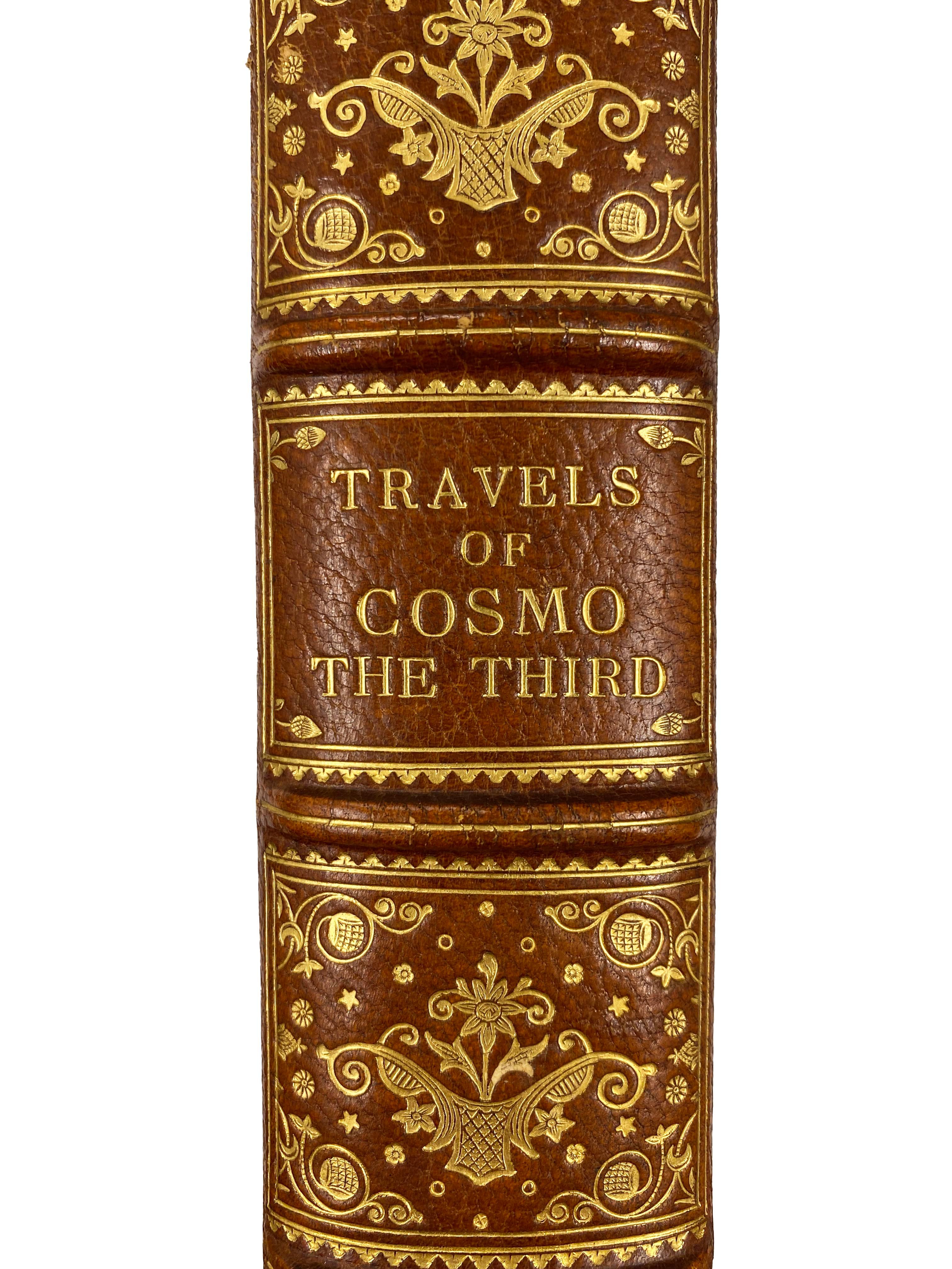 Les voyages de Cosmo le Troisième, traduits en anglais 1821 en vente 1