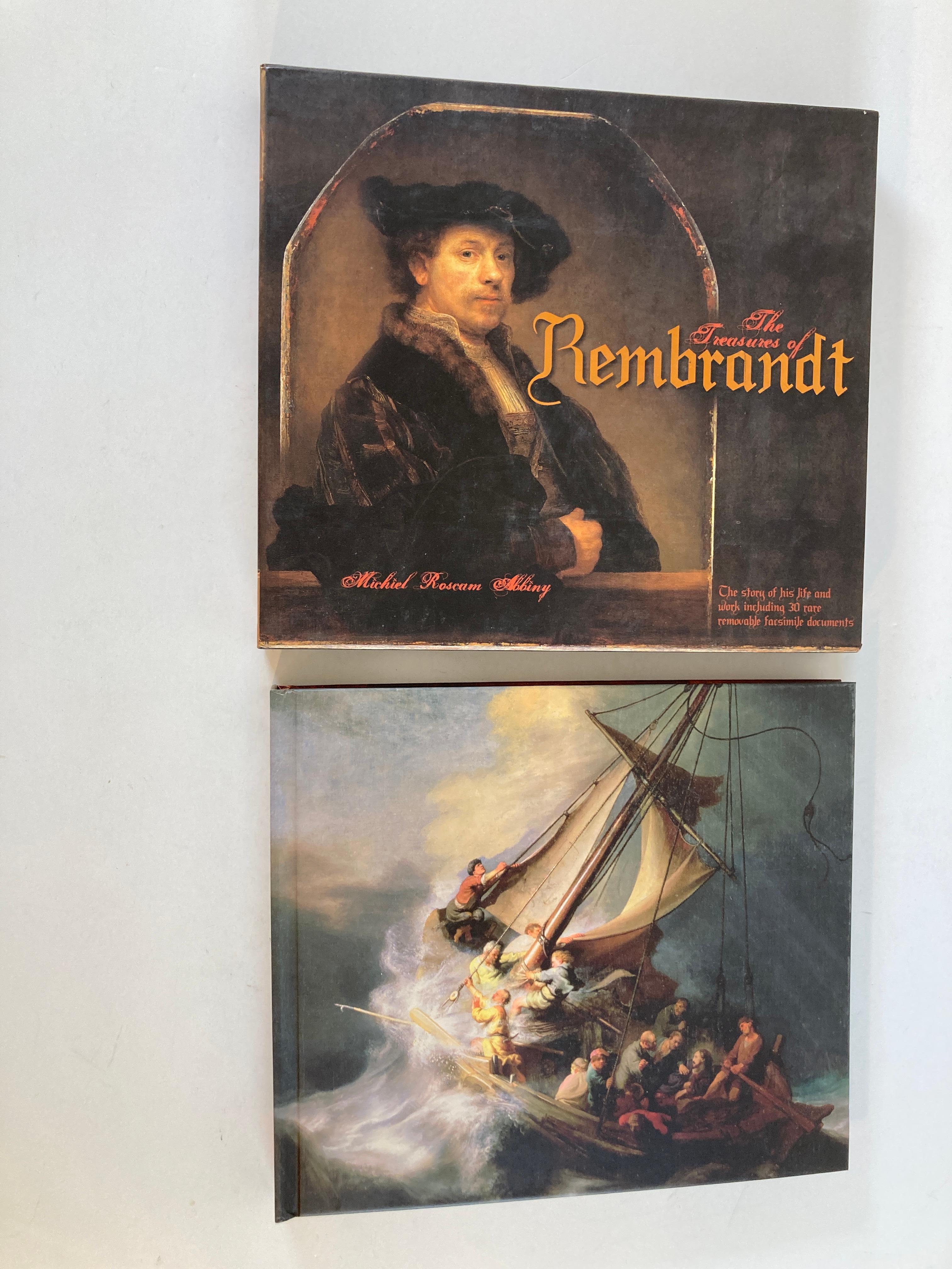Belgian The Treasures of Rembrandt Book by Michiel Roscam Abbing Art Gallery Book For Sale