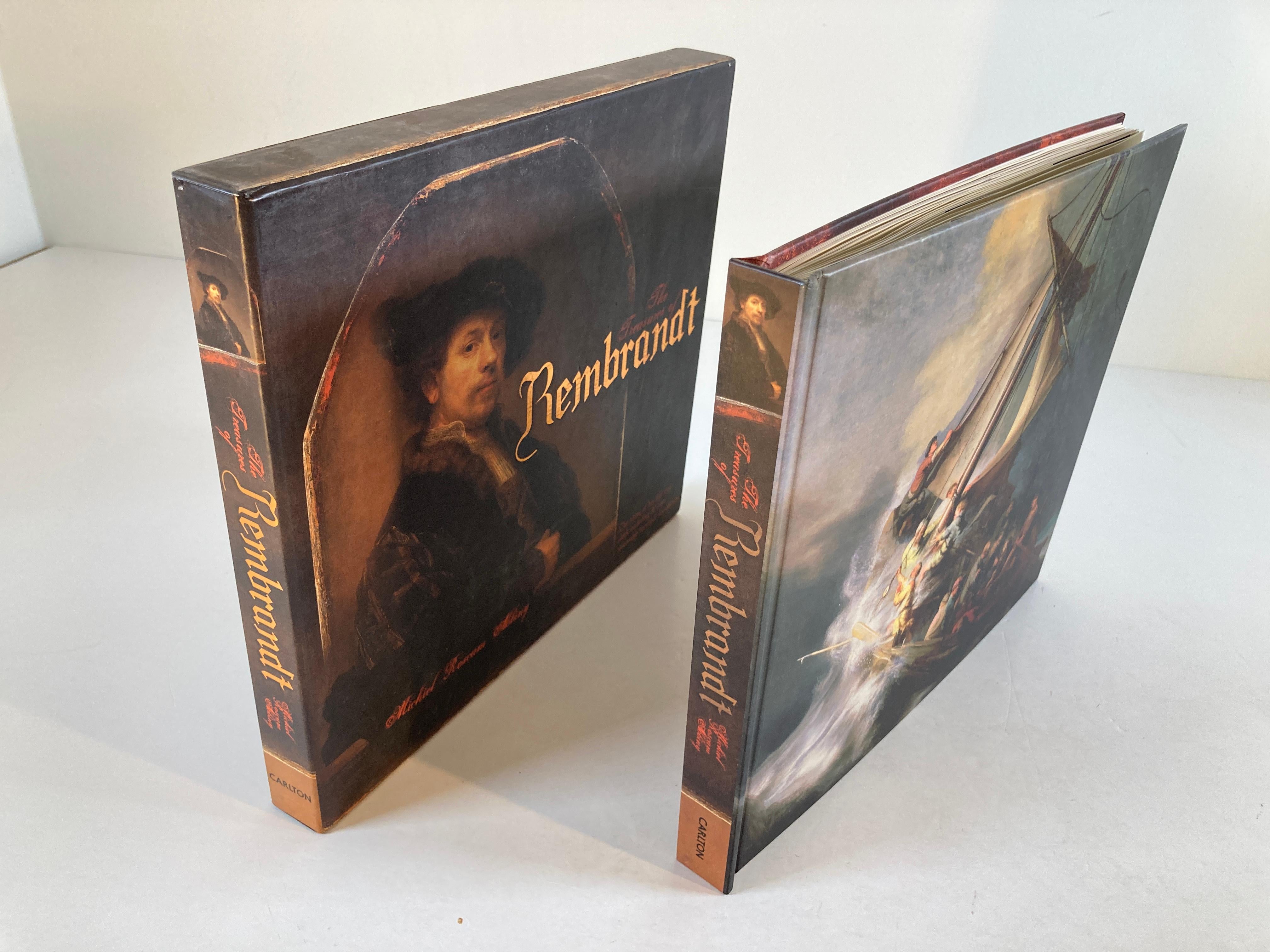 The Treasures of Rembrandt Book by Michiel Roscam Abbing Art Gallery Book In Good Condition For Sale In North Hollywood, CA