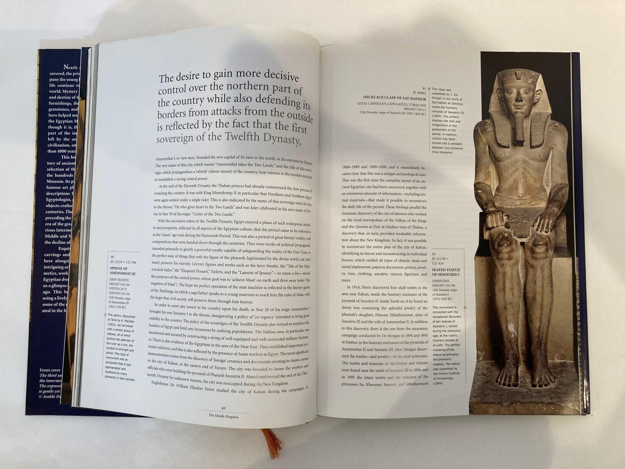 Treasures of Tutankhamun and the Egyptian Museum in Cairo Hardcover Book For Sale 4