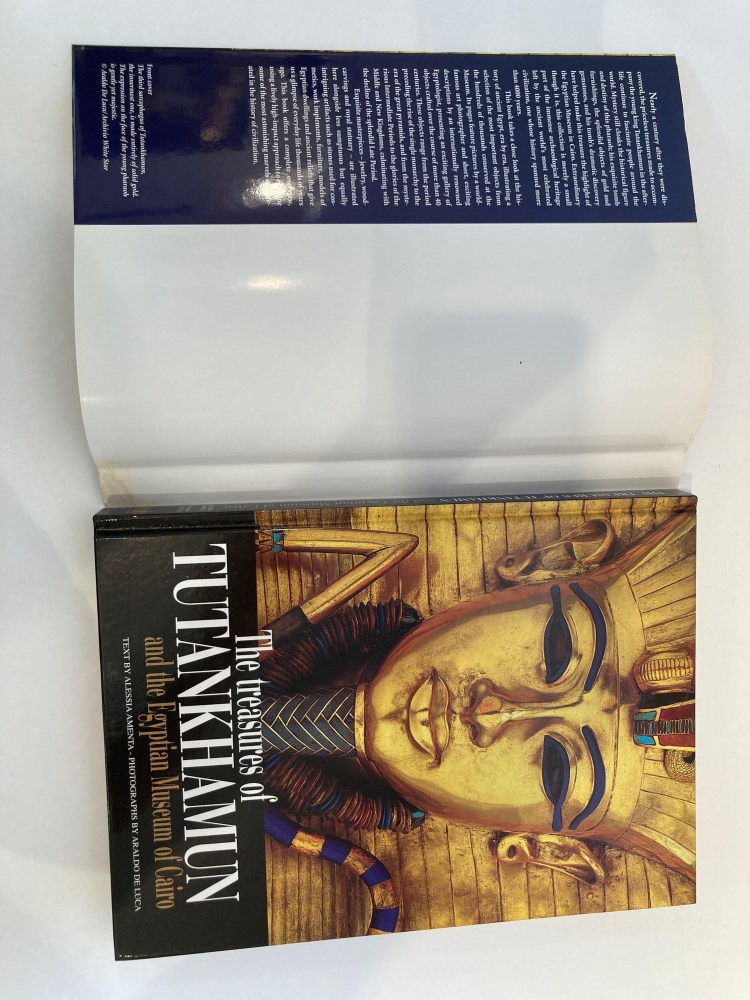 Paper Treasures of Tutankhamun and the Egyptian Museum in Cairo Hardcover Book For Sale