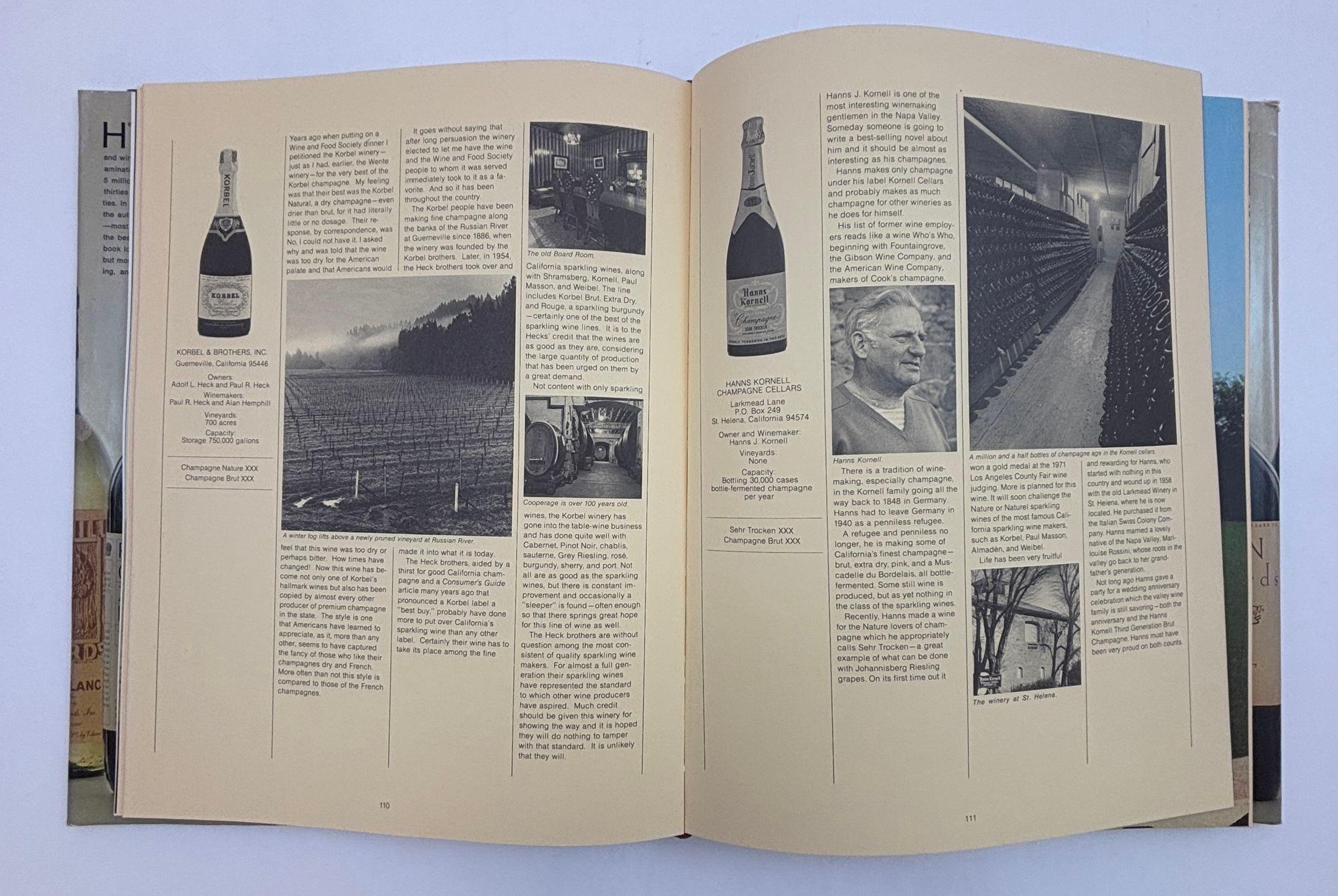 The Treasury of American Wines Hardcover 1973 For Sale 2