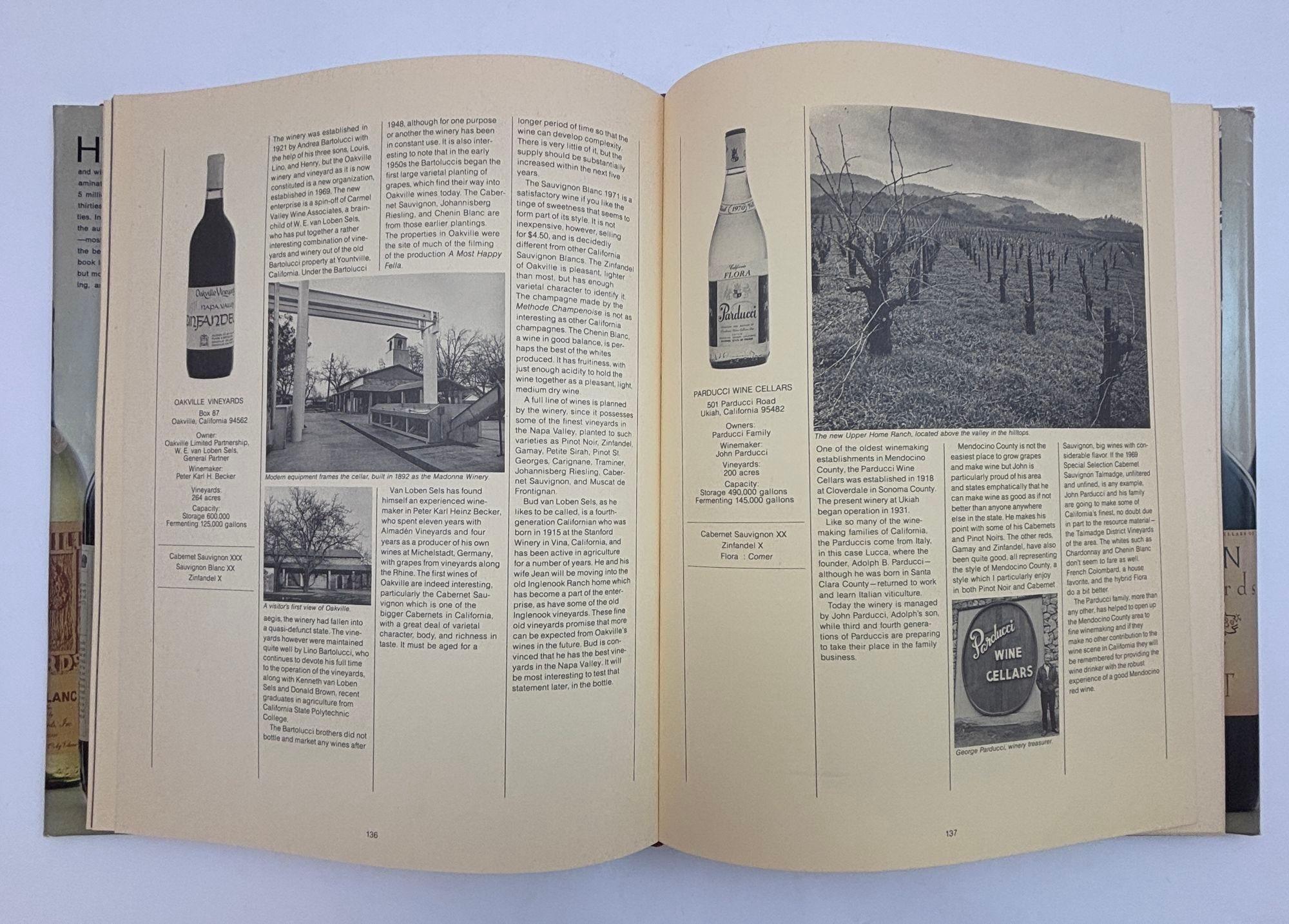 The Treasury of American Wines Hardcover 1973 For Sale 3