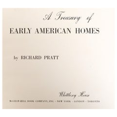 Vintage The Treasury of Early American Homes by Richard Pratt