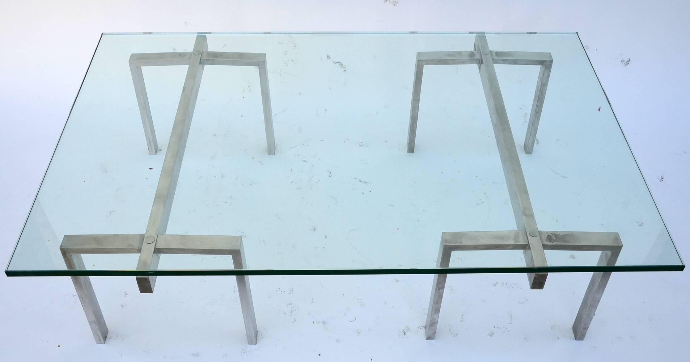 Modern 'Treteaux' Coffee Table by Design Frères For Sale
