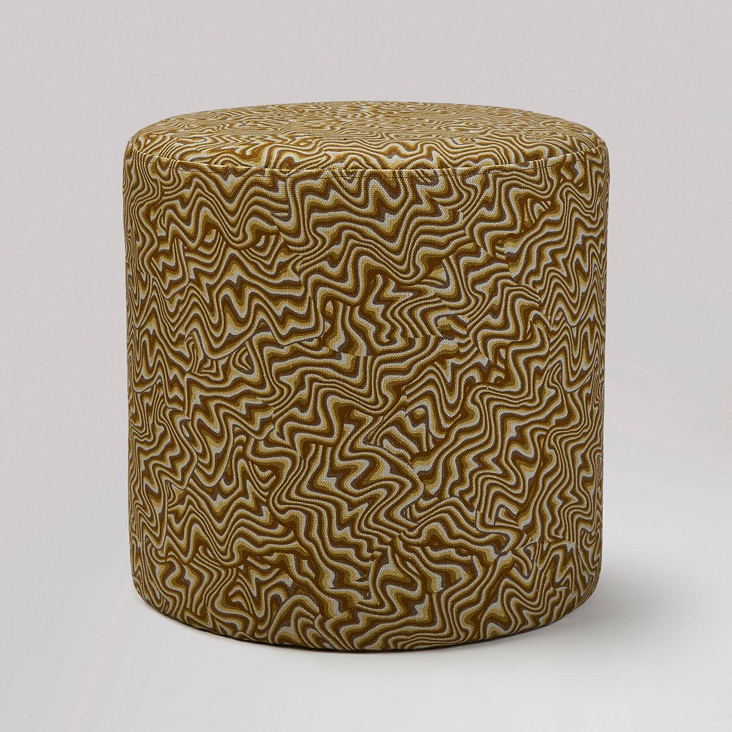 British The Trippy Stool in Mimosa by Sister by Studio Ashby For Sale