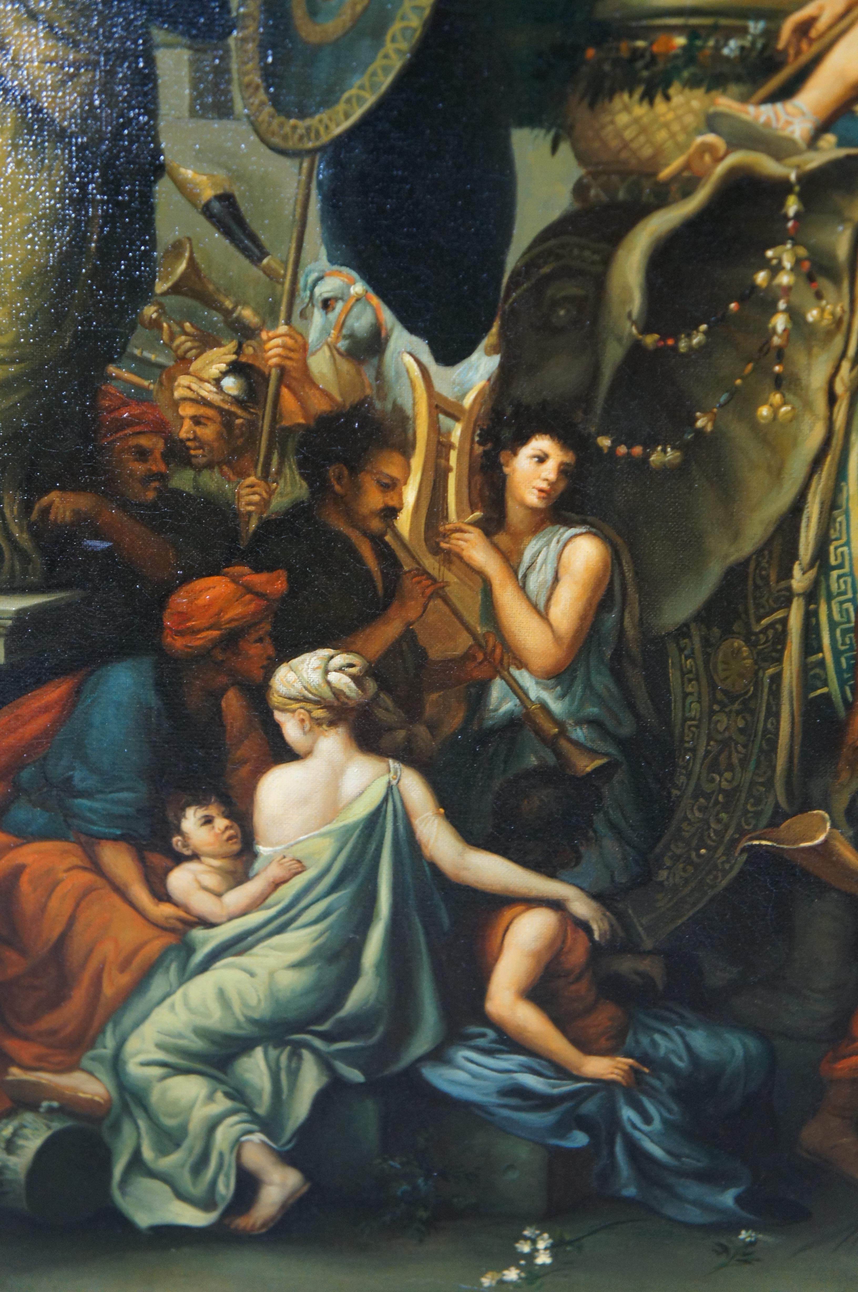 The Triumph of Alexander Entering Babylon Baroque Oil Painting Charles Le Brun 3