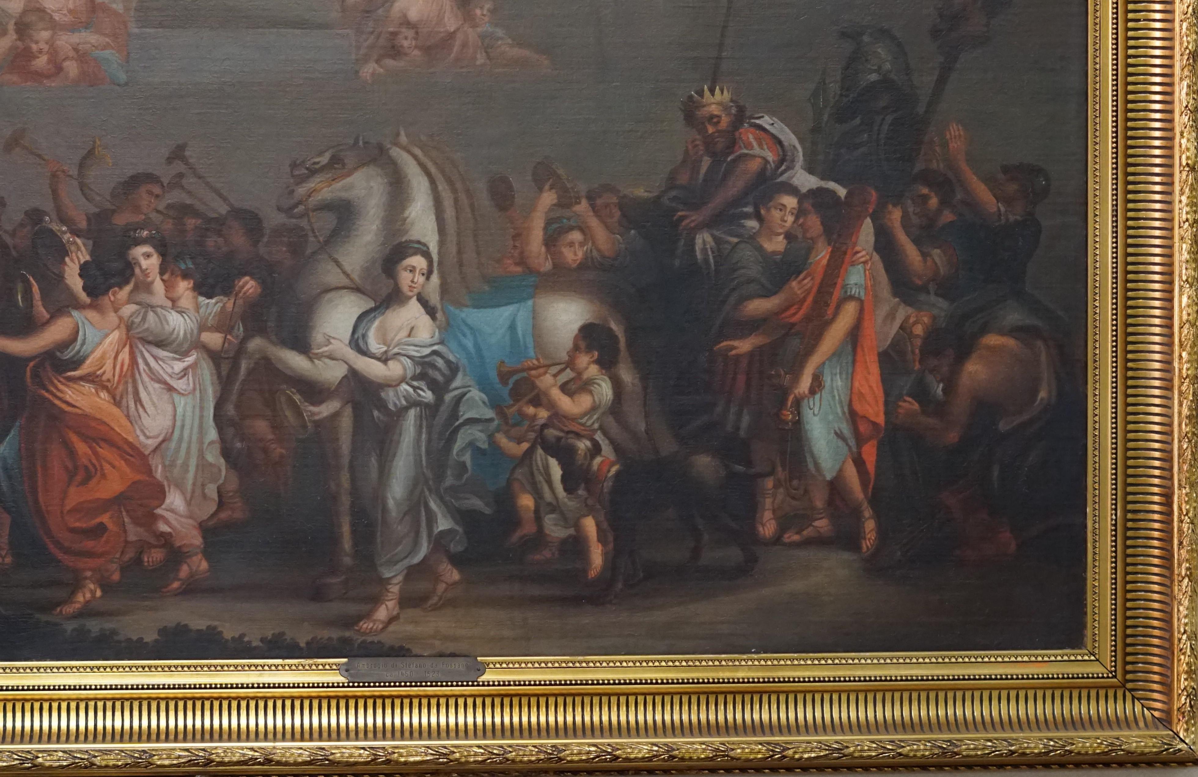 The Triumph of David In Good Condition For Sale In Rome, IT